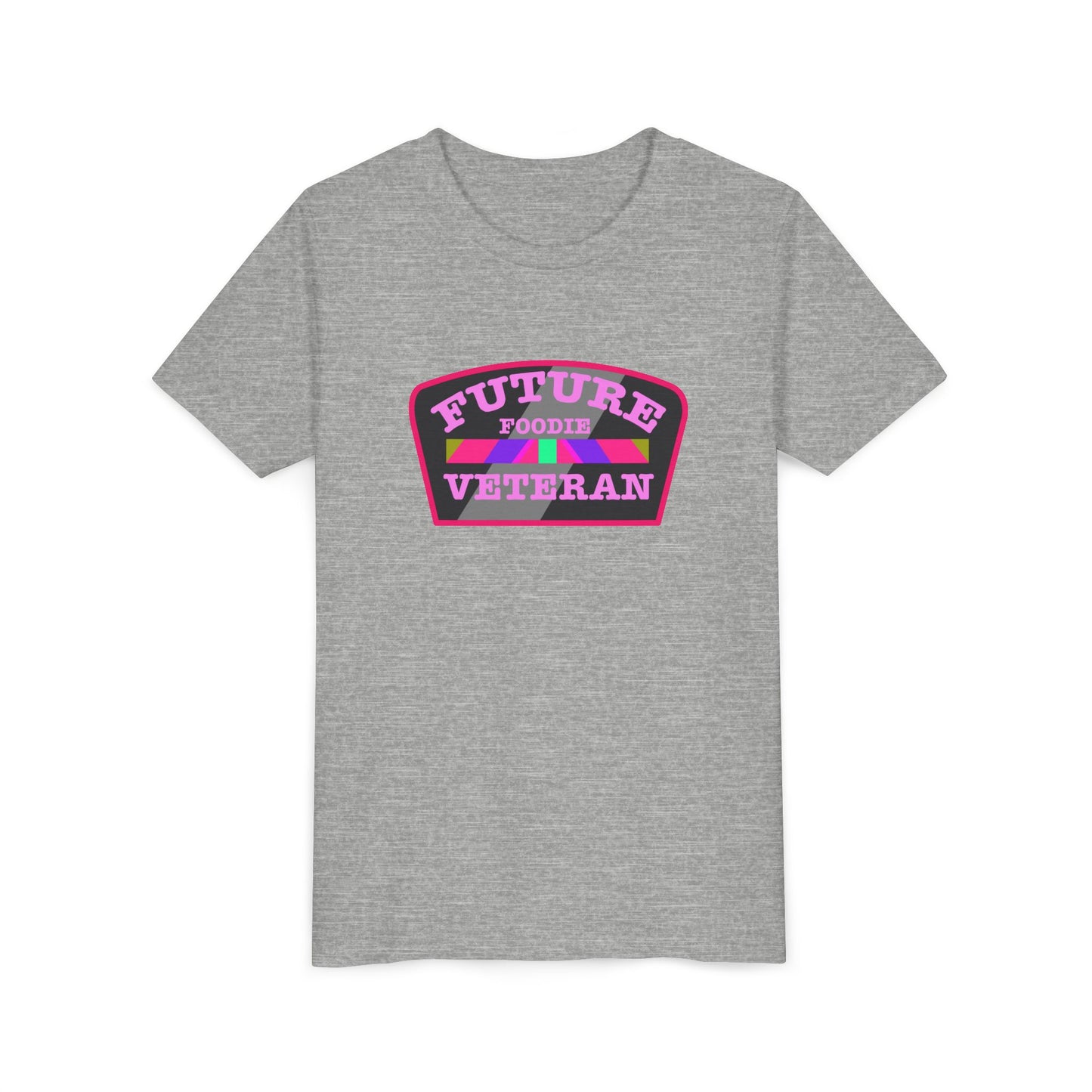 L.O.E.F Future Foodie Veteran Kids Tee Shirt (Pink)
