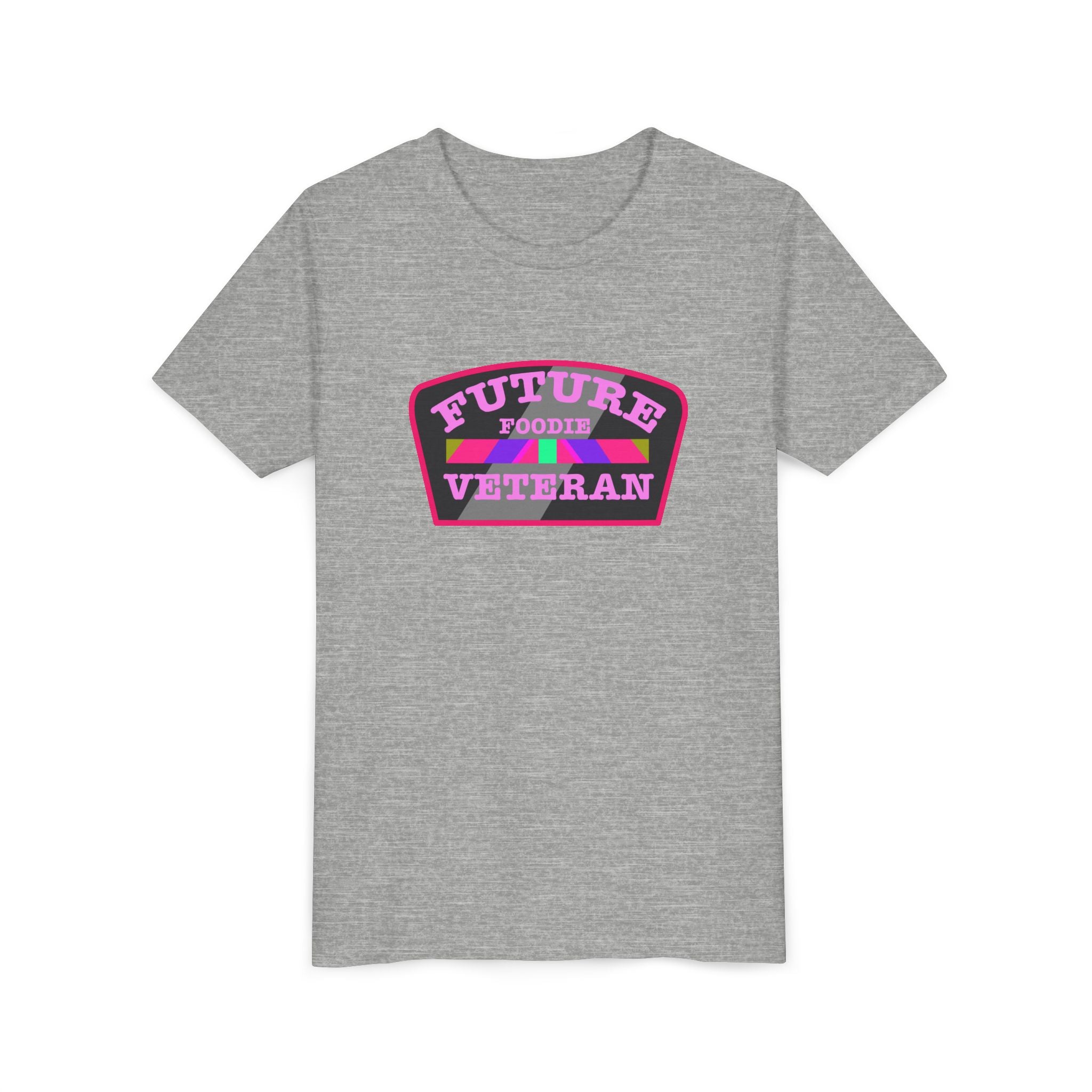 L.O.E.F Future Foodie Veteran Kids Tee Shirt (Pink)
