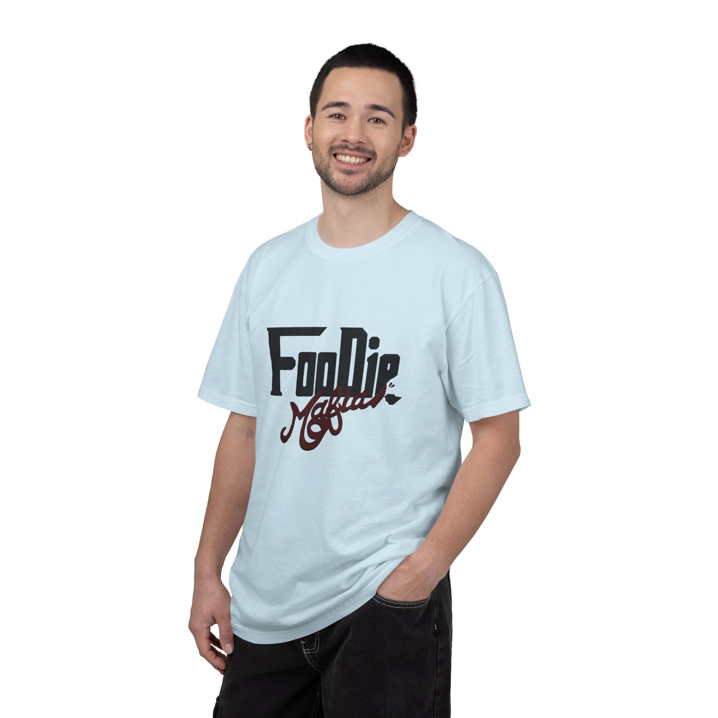 L.O.E.F Foodie Mafia Unisex Tee shirt (Maroon)