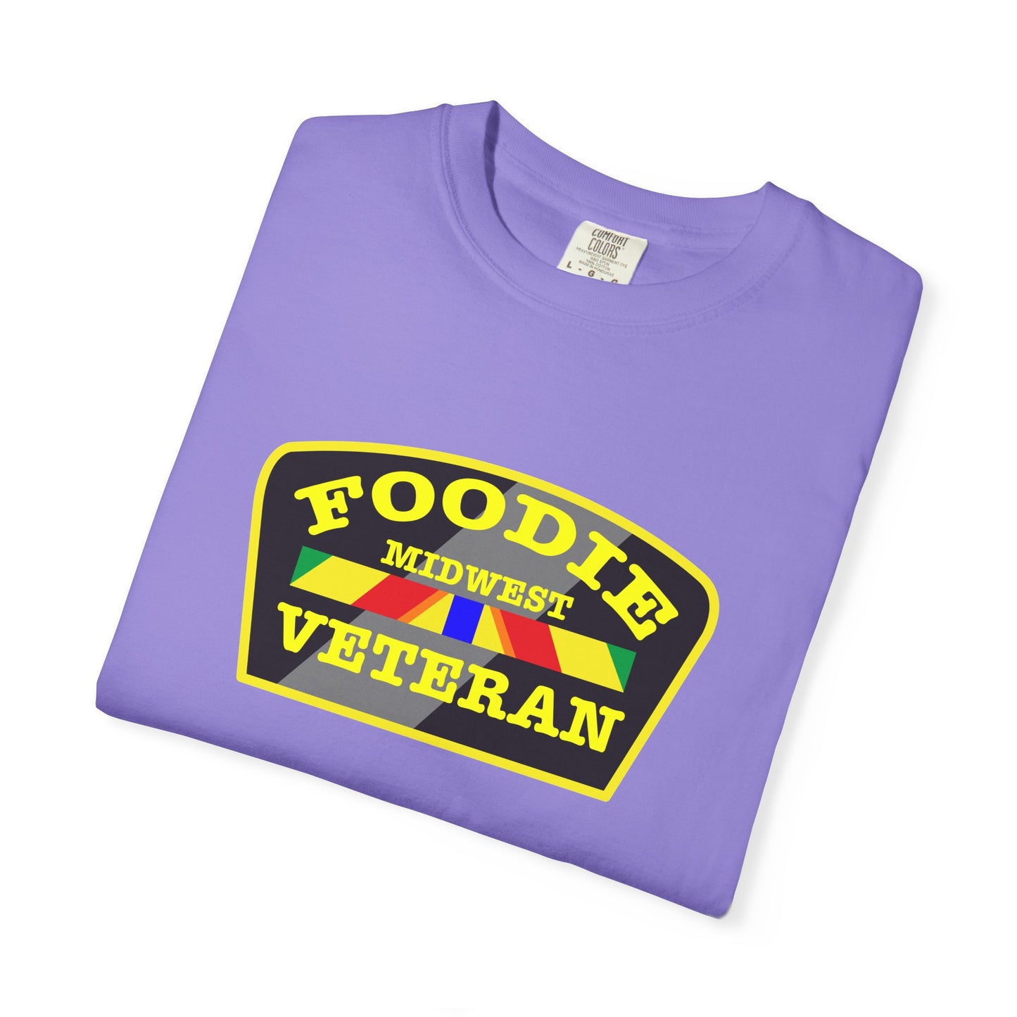 L.O.E.F Foodie Veteran MIDWEST Unisex Tee Shirt (Yellow)