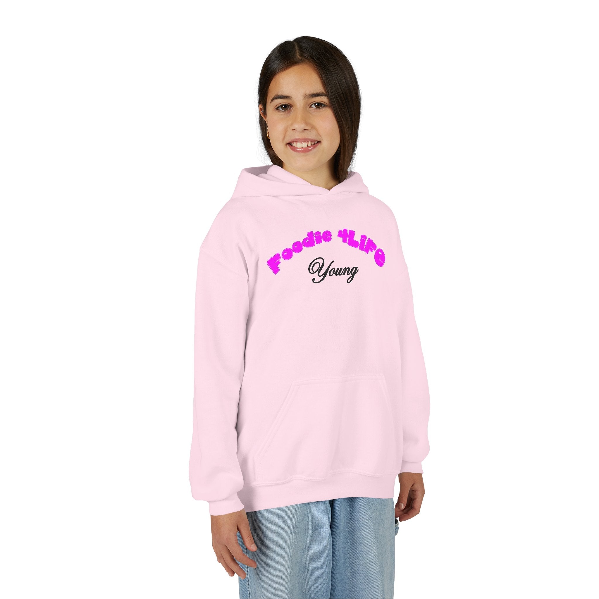 L.O.E.F Foodie 4Life Young Hoodie (Fuchsia)