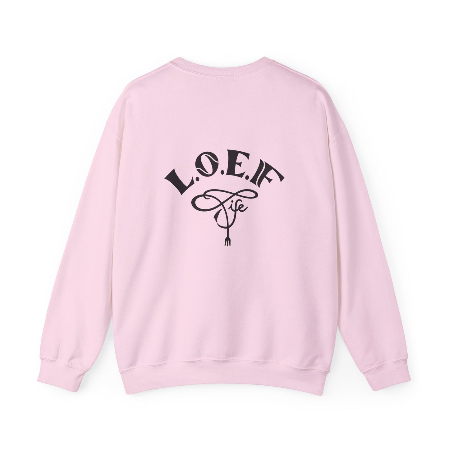 L.O.E.F Foodie 4Life Vegan Unisex Sweatshirt (Violet)
