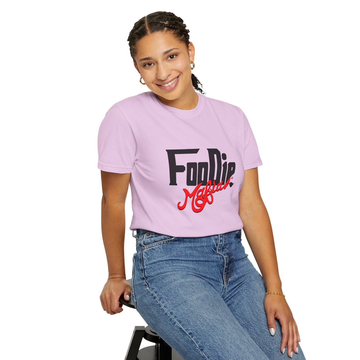L.O.E.F Foodie Mafia Unisex Tee Shirt (Flat Red)