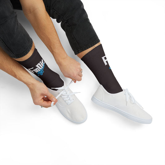 L.O.E.F White Foodie Mafia Socks (Apricot)