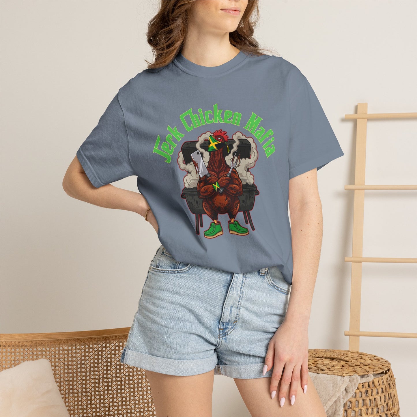 L.O.E.F Jerk Chicken Mafia Unisex Tee Shirt