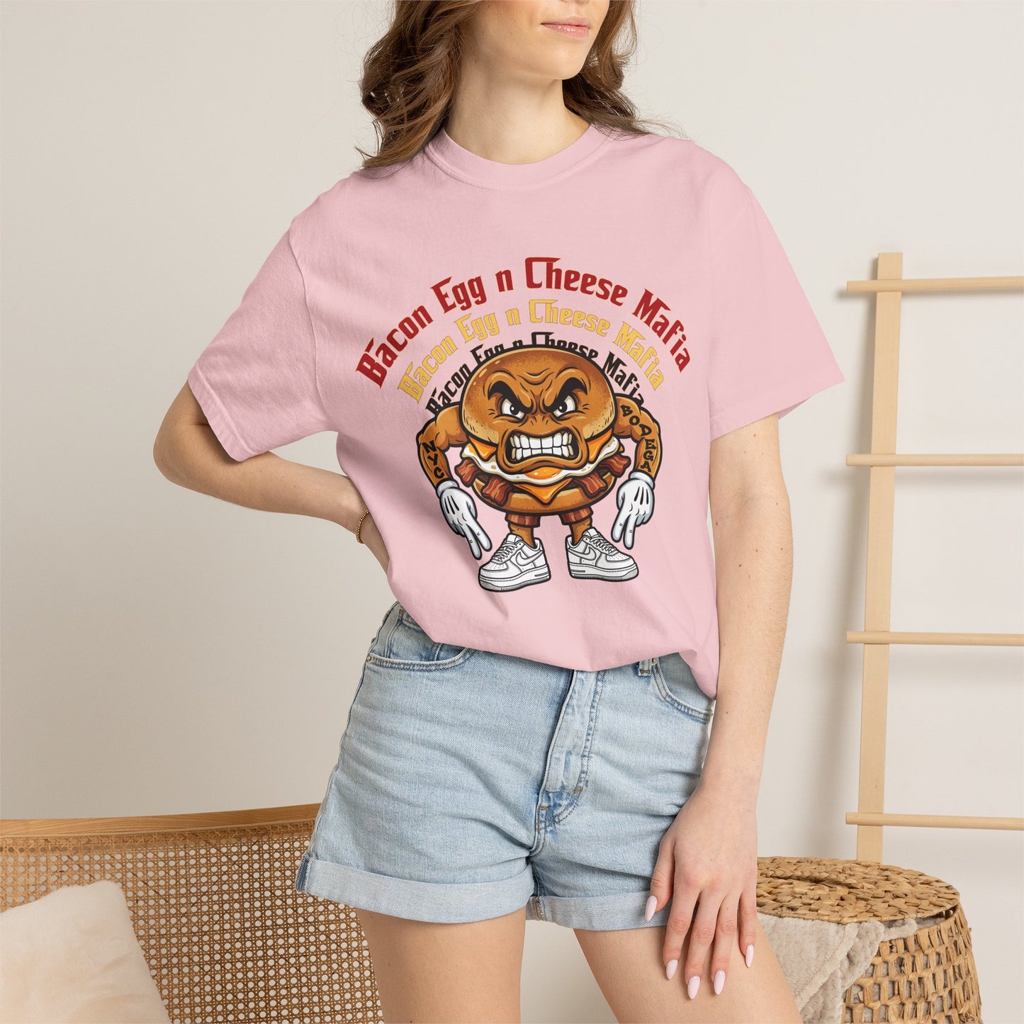 L.O.E.F Bacon Egg n Cheese Mafia Unisex Tee Shirt