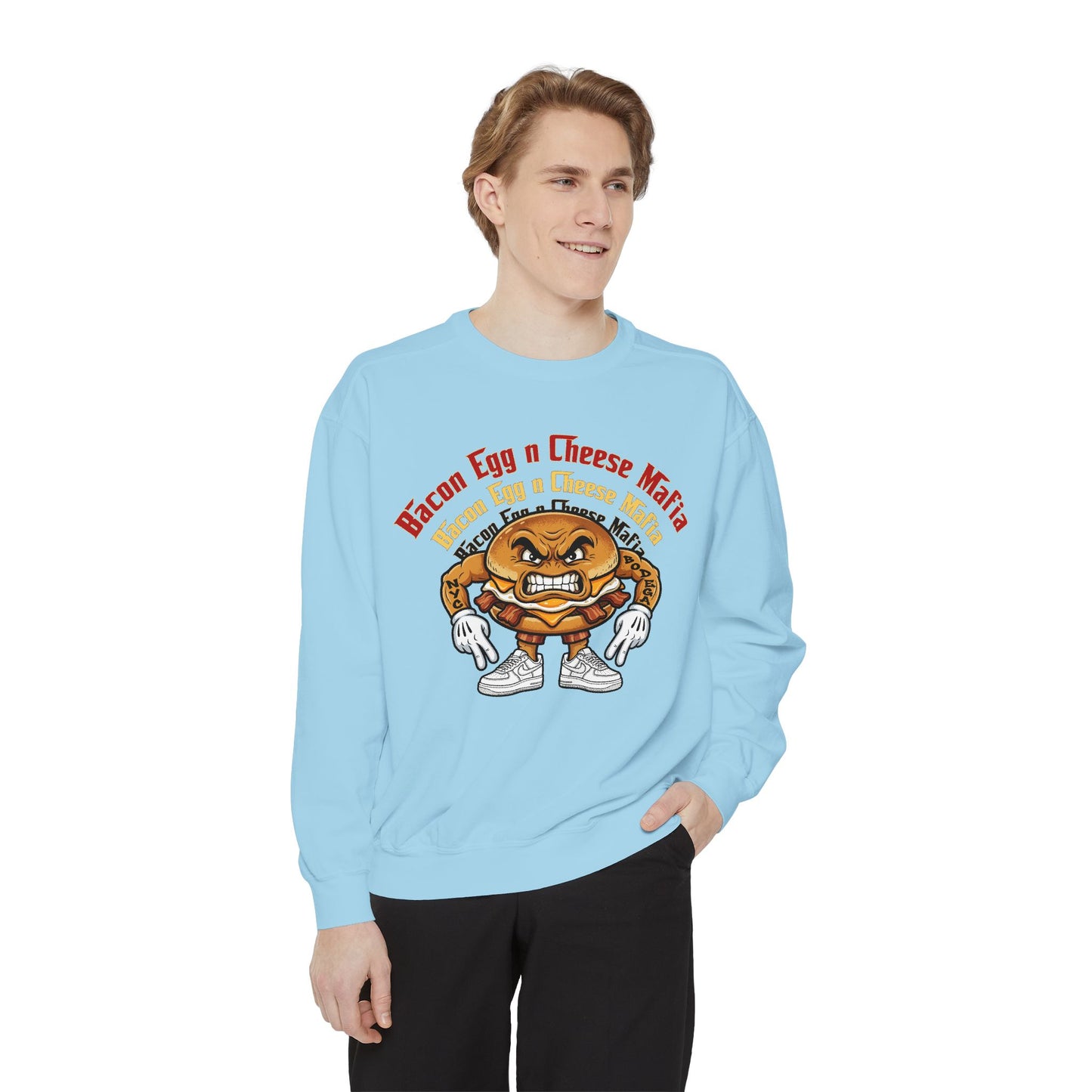 L.O.E.F Bacon Egg n Cheese Mafia Sweatshirt