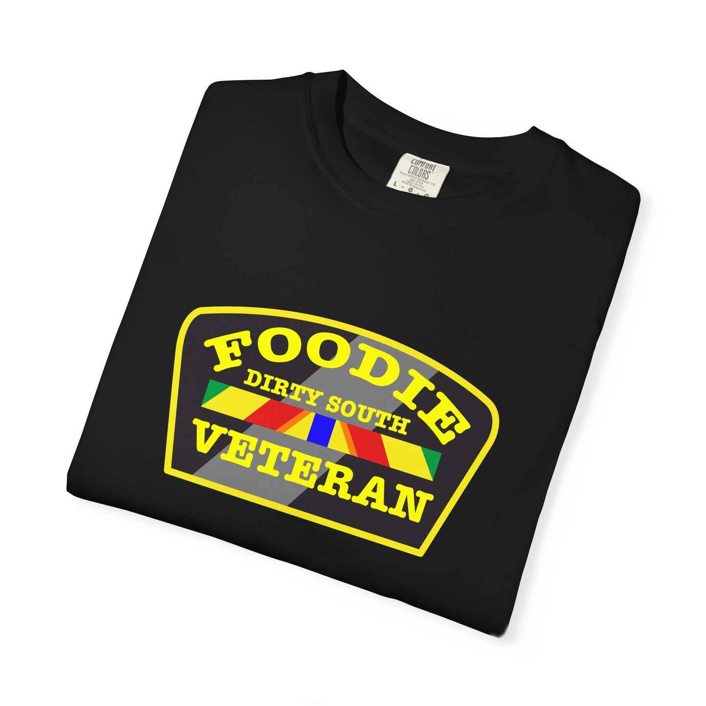 L.O.E.F Foodie Veteran DIRTY SOUTH Unisex Tee Shirt (Yellow)