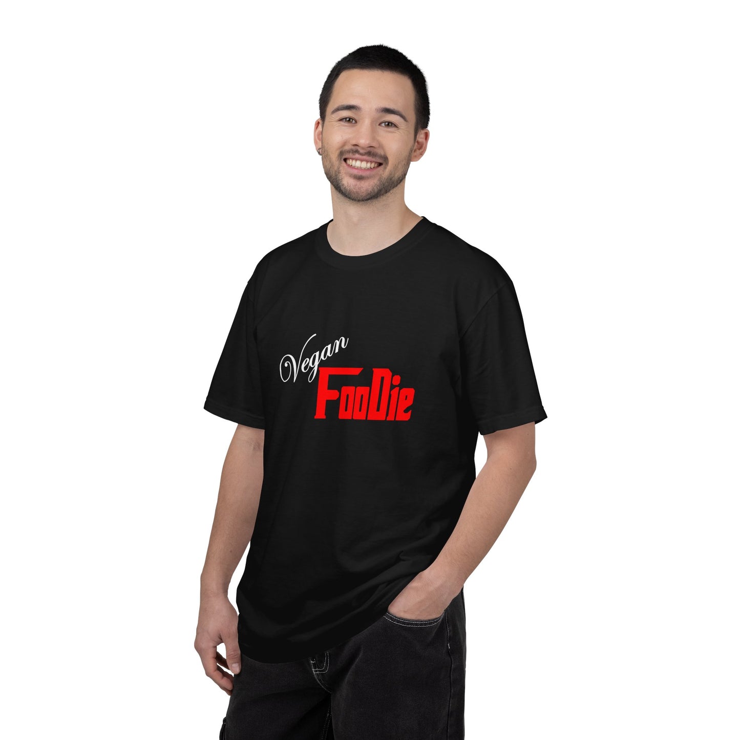 L.O.E.F Unisex Vegan Foodie Tee Shirt (Fiery Red)