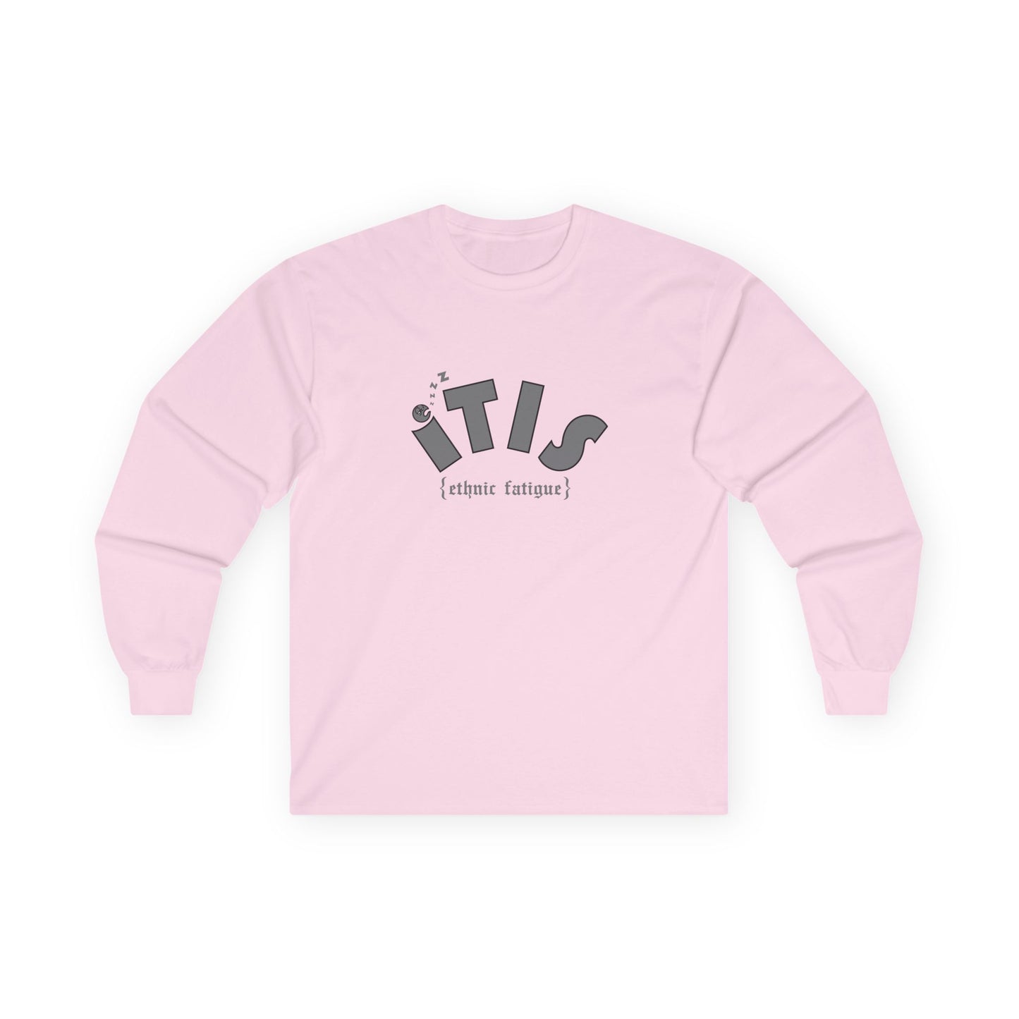 L.O.E.F ITIS Unisex Long Sleeve Tee (Gray)