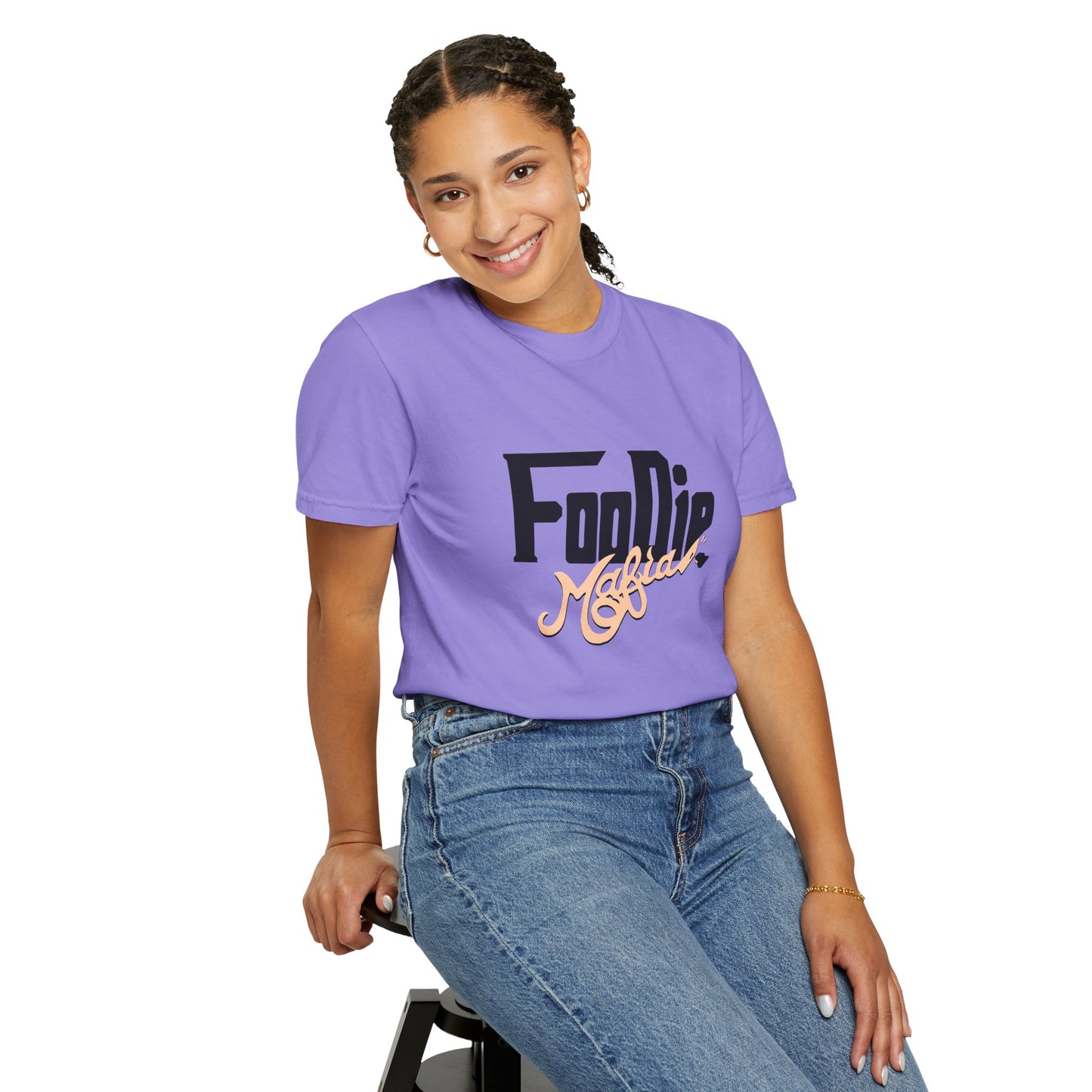 L.O.E.F Foodie Mafia Unisex Tee Shirt (Soft Yellow)