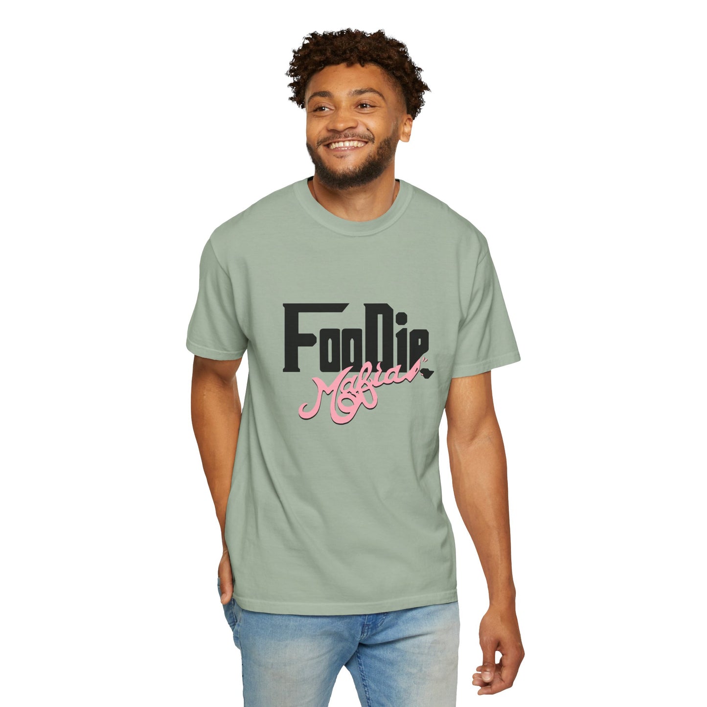 L.O.E.F Foodie Mafia Unisex Tee shirt (Soft Pink)