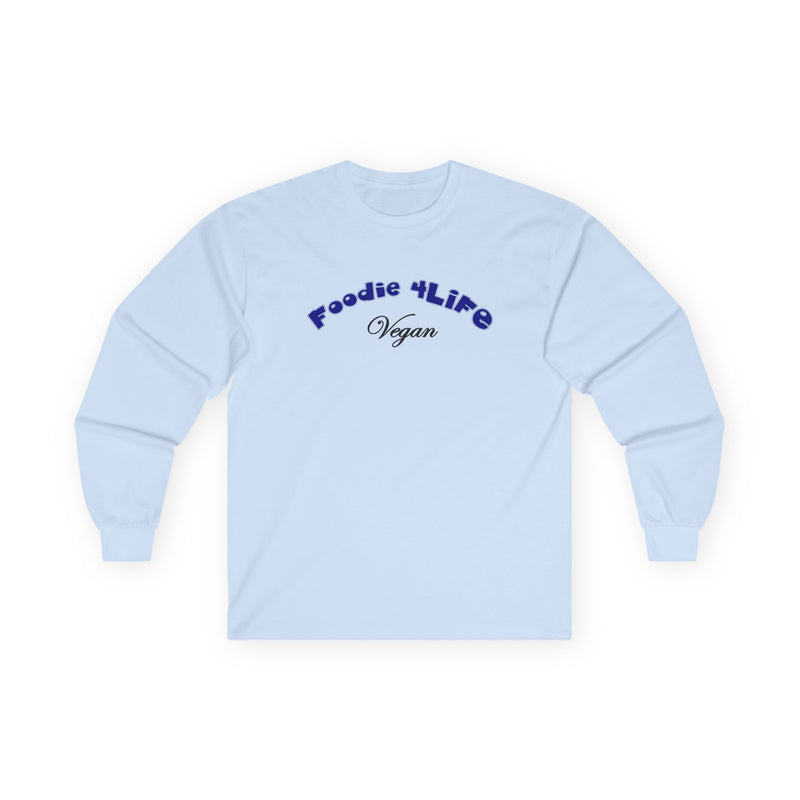 L.O.E.F Foodie 4Life Vegan Long Sleeve Tee (Dark Blue)