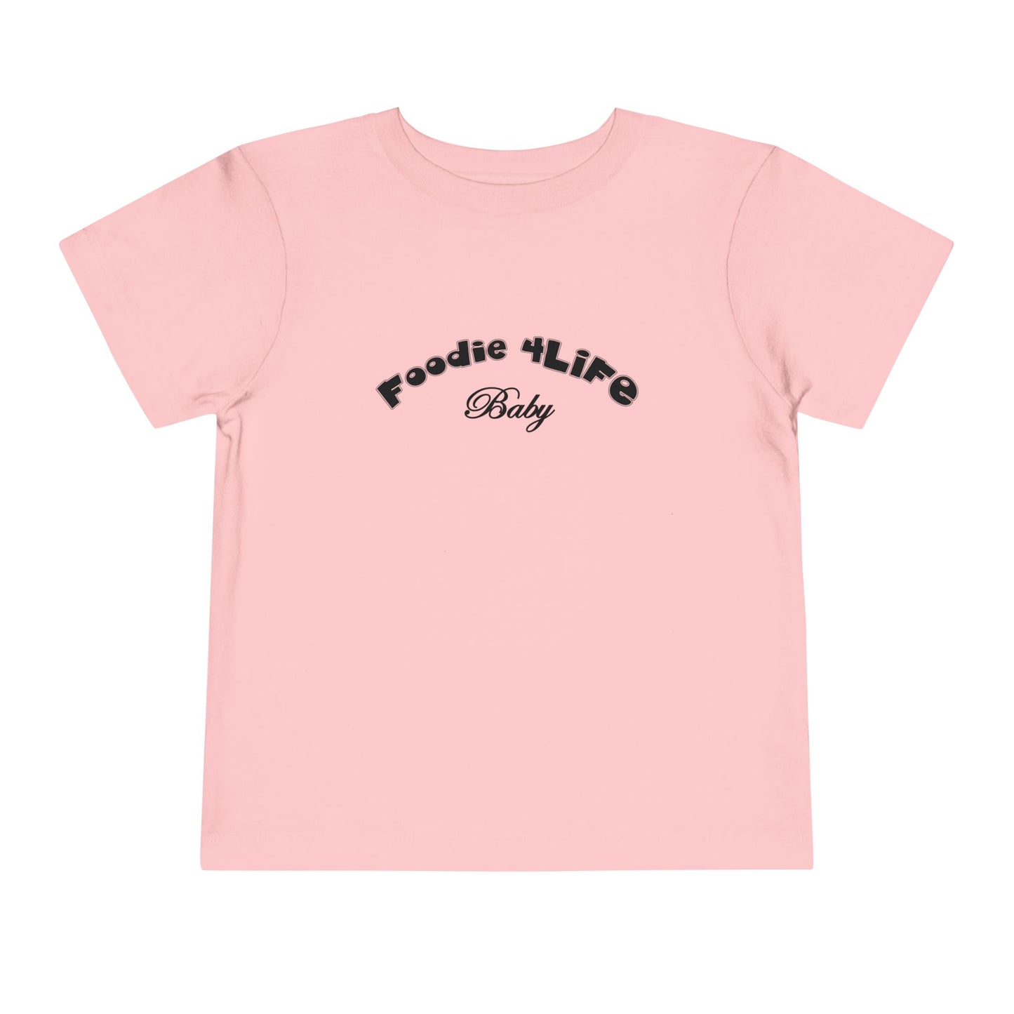 L.O.E.F Foodie 4Life Baby Tee Shirt  (Black)