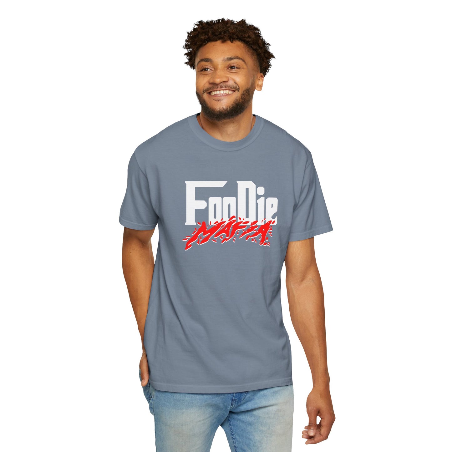 L.O.E.F Foodie Mafia Unisex Tee Shirt  (Red)