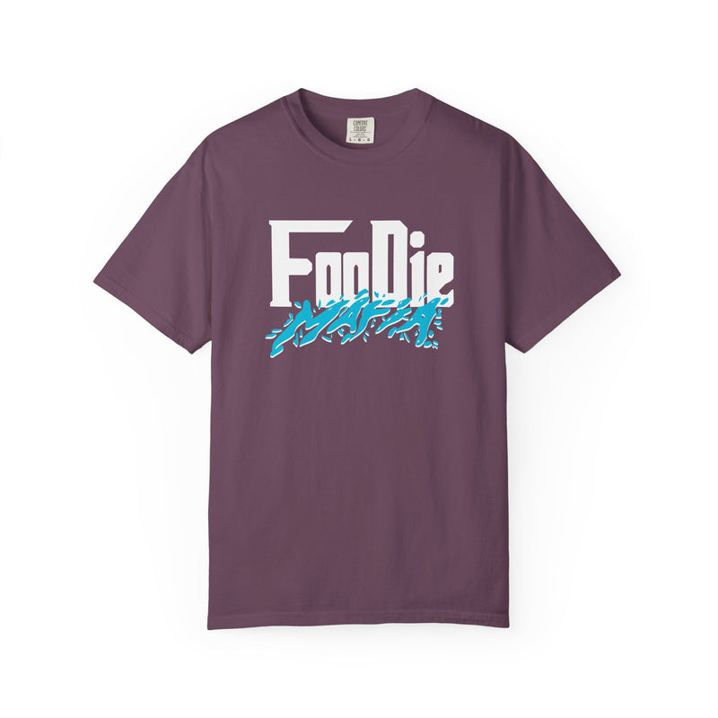 L.O.E.F Foodie Mafia Unisex Tee Shirt  (Aqua Blue)