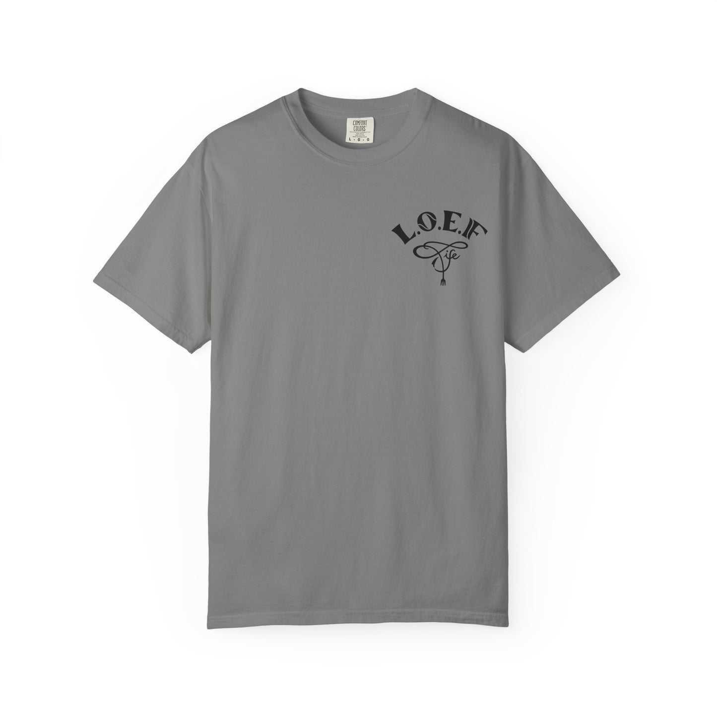 L.O.E.F Foodie 4Life Vegan Unisex Tee Shirt (Neon Green)