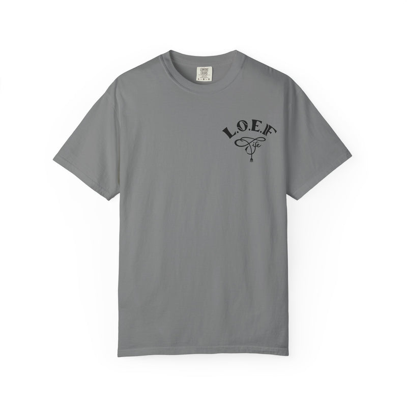 L.O.E.F Foodie 4Life Vegan Unisex Tee Shirt (Neon Green)