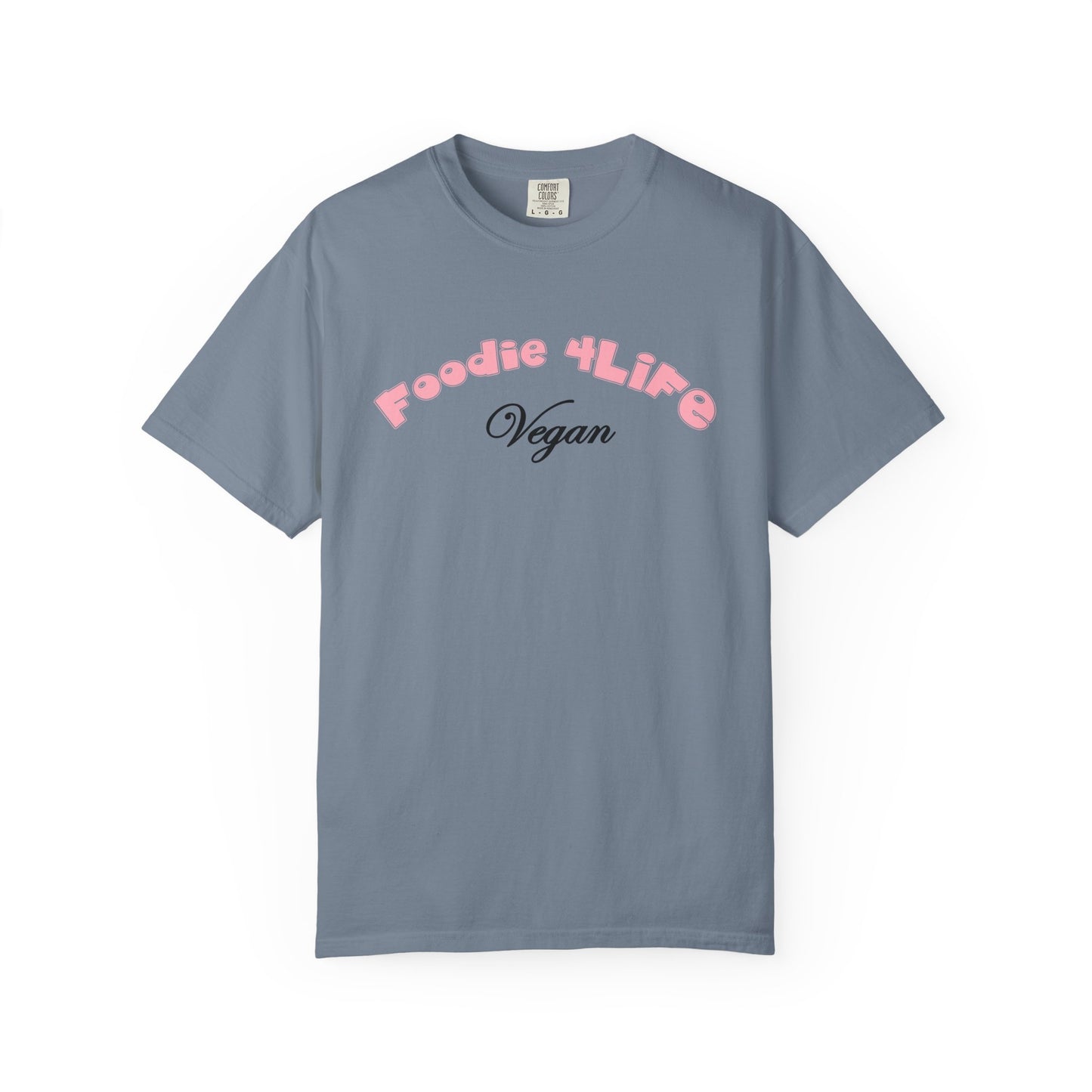 L.O.E.F Foodie 4Life Vegan Unisex Tee Shirt (Soft Pink)