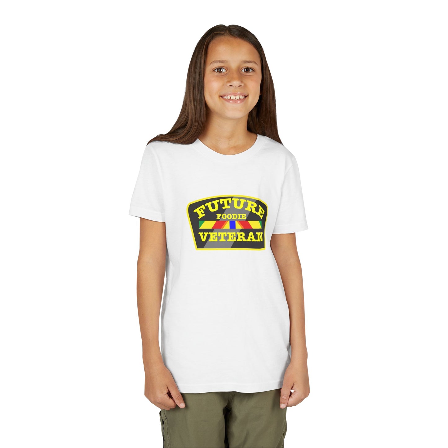 L.O.E.F Future Foodie Veteran Kids Tee Shirt (Yellow)