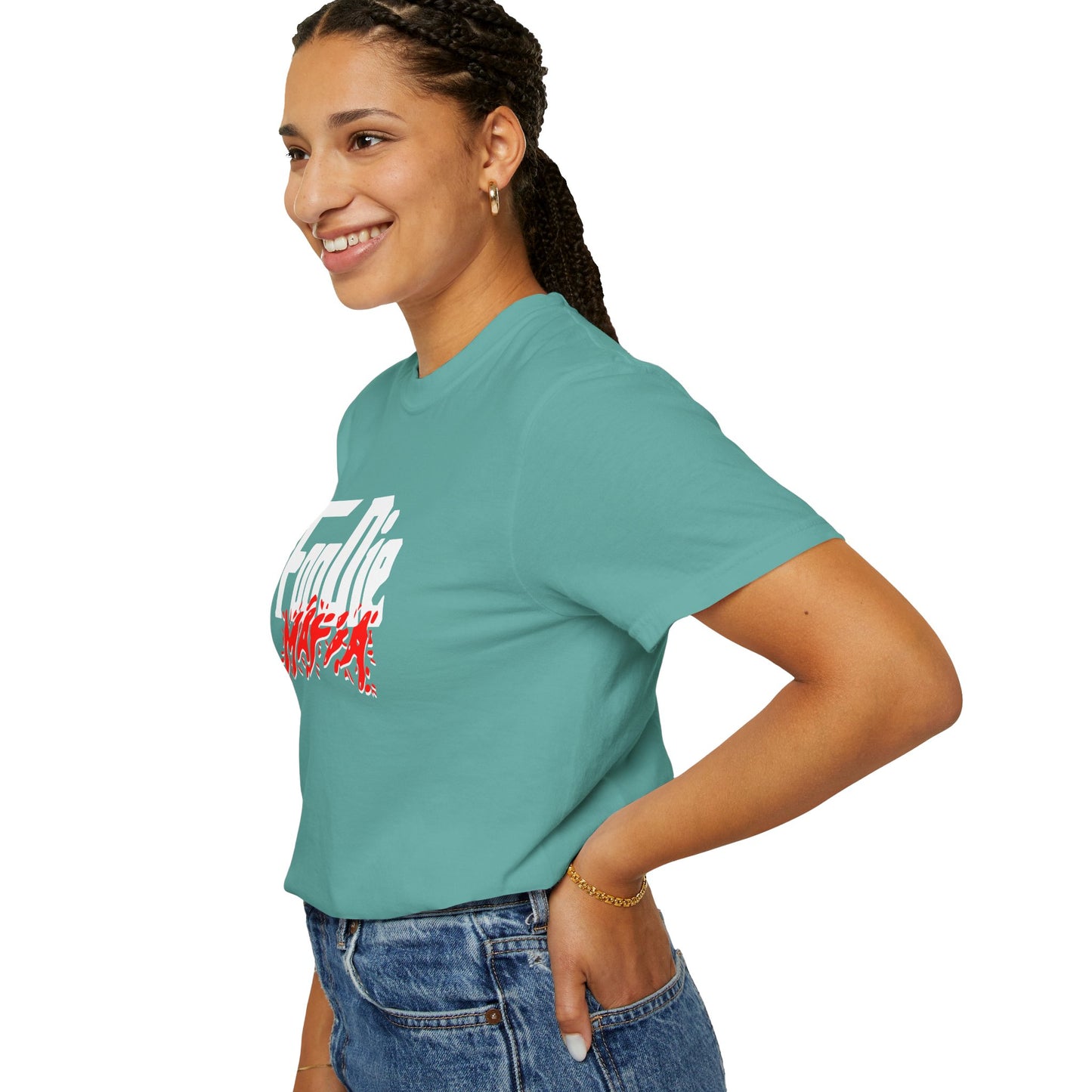 L.O.E.F Foodie Mafia Unisex Tee Shirt  (Red)
