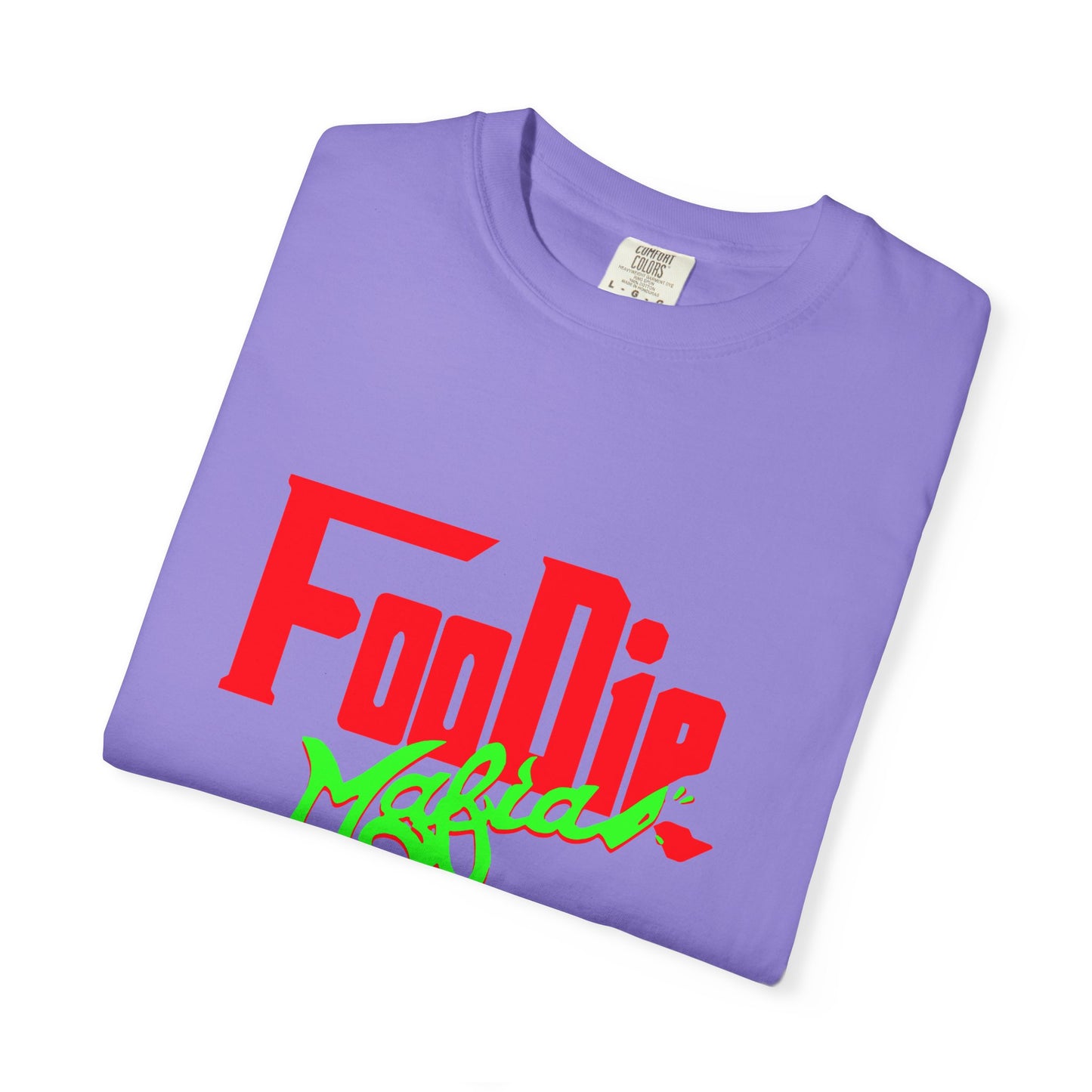 L.O.E.F Red Foodie Mafia Unisex Tee Shirt (Neon Green)