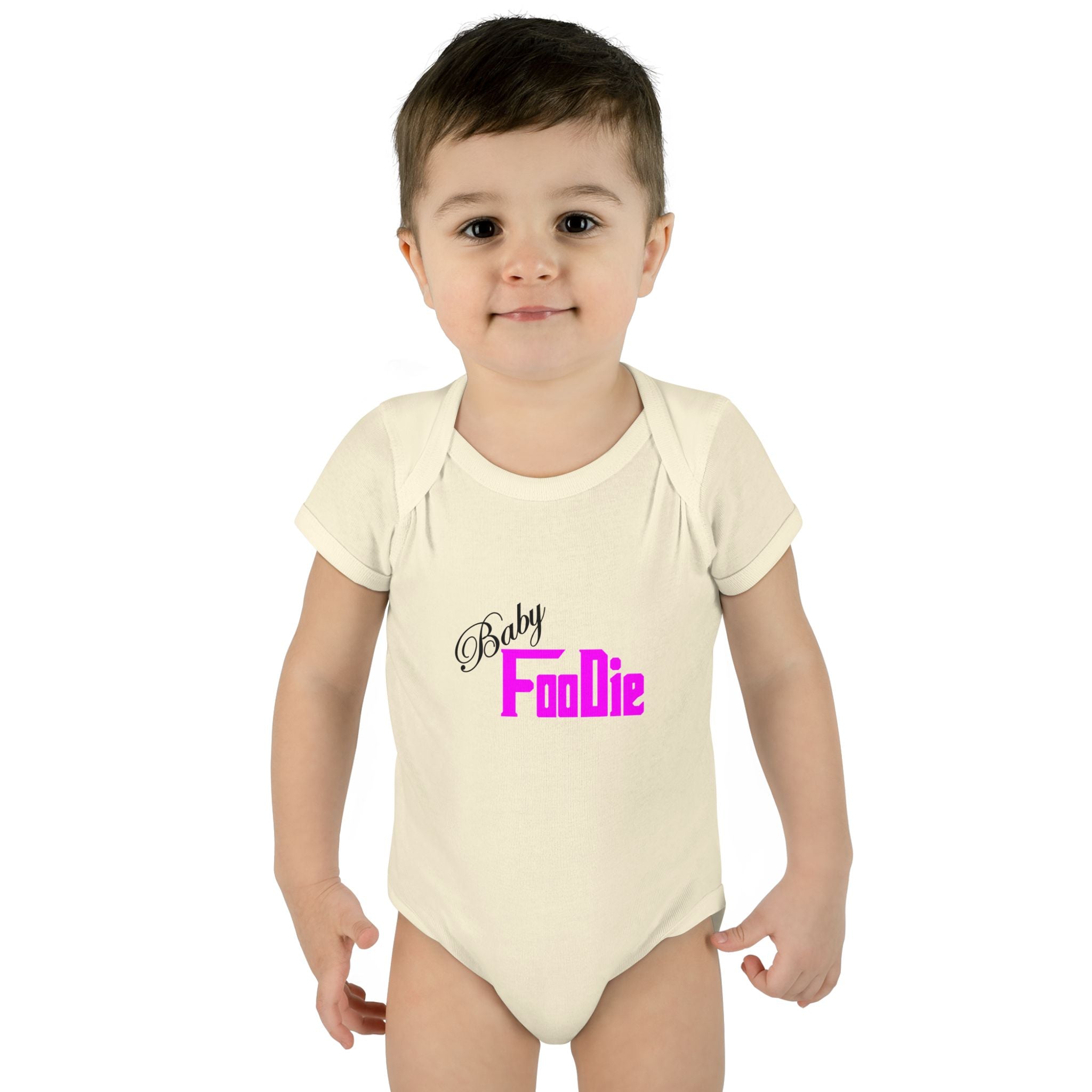 L.O.E.F Baby Foodie Toddler Bodysuit (Fuchsia)