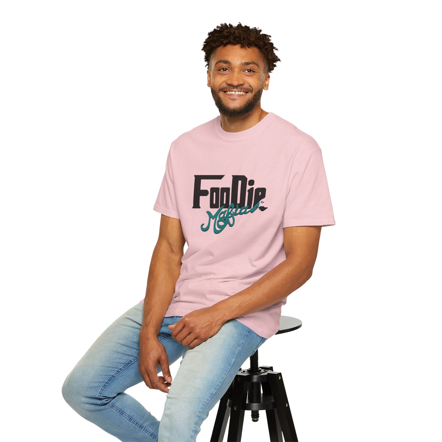 L.O.E.F Foodie Mafia Unisex Tee shirt (Teal)