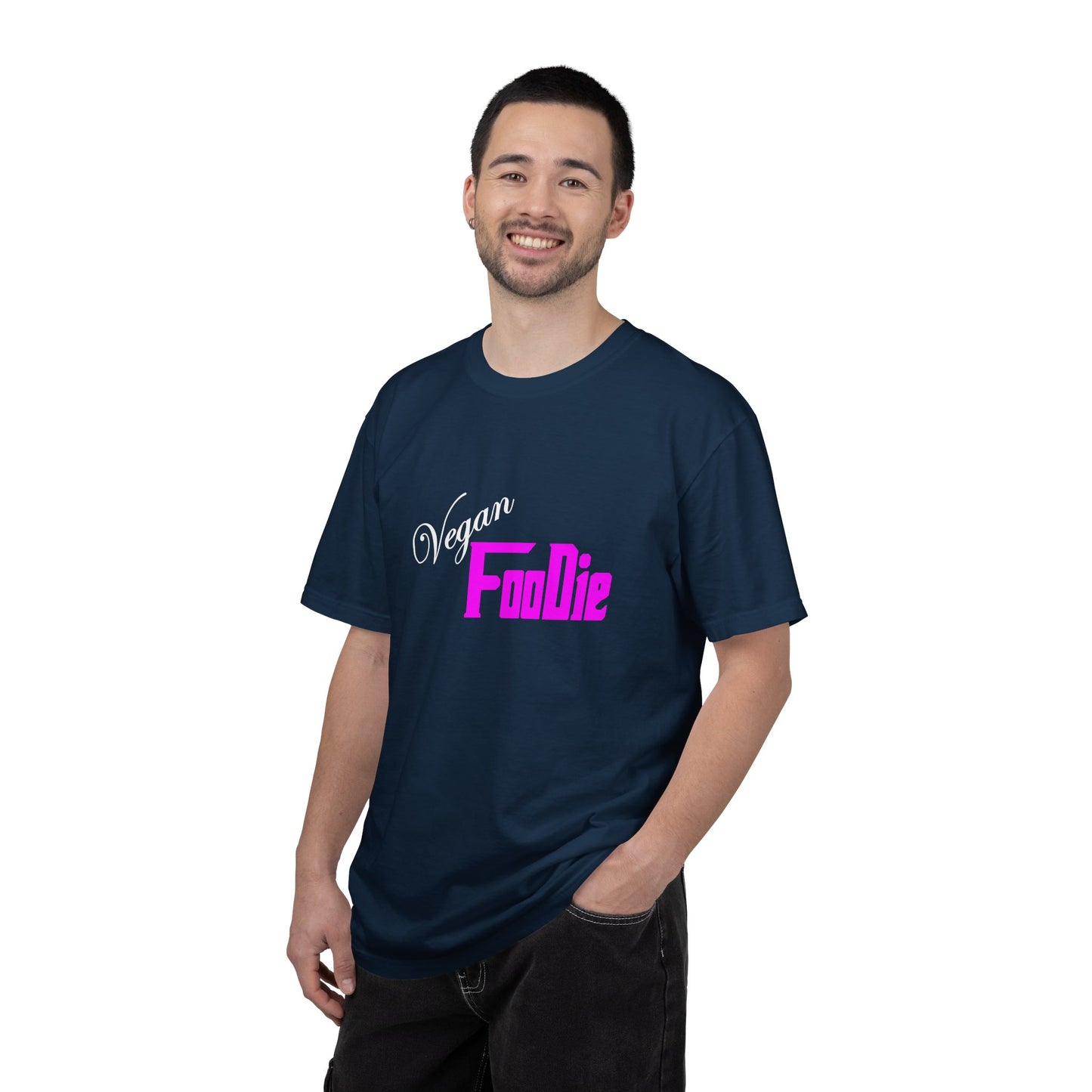L.O.E.F Unisex Vegan Foodie Tee Shirt (Fuchsia)