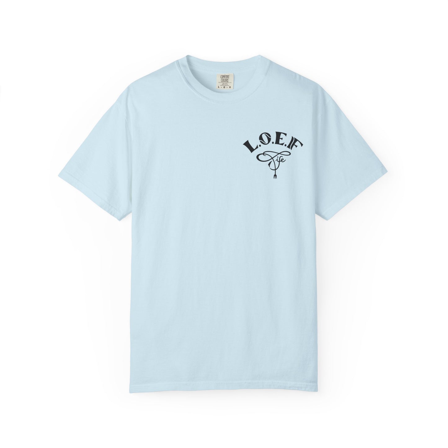 L.O.E.F Foodie 4Life Vegan Unisex Tee Shirt (Soft Pink)