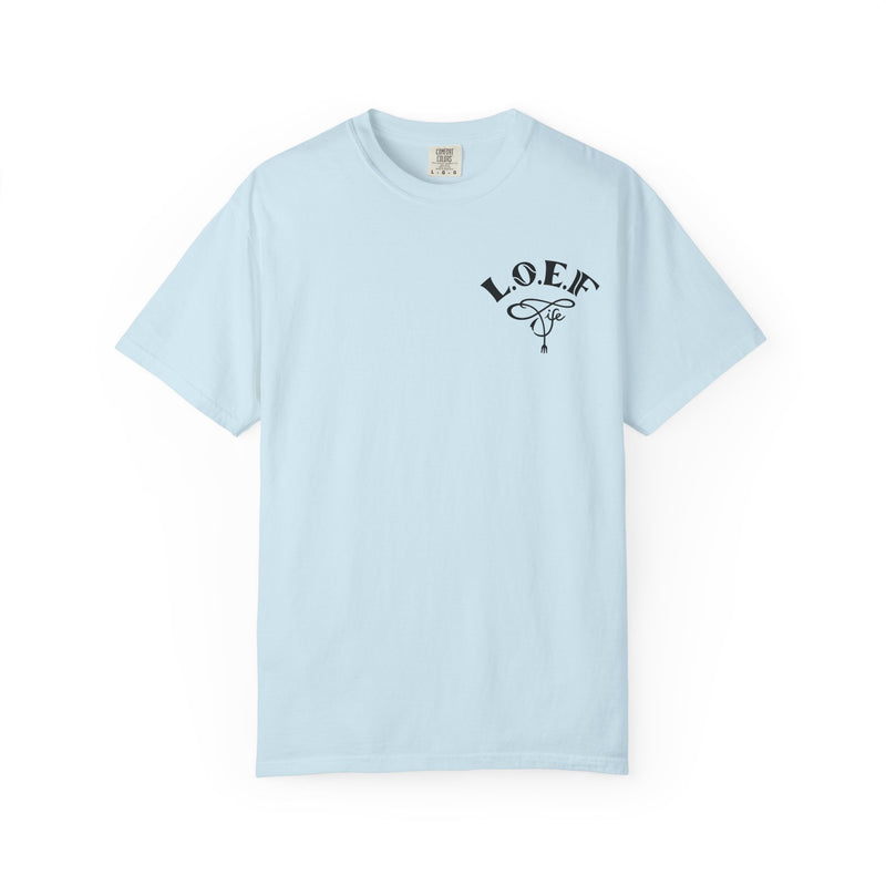 L.O.E.F Foodie 4Life Vegan Unisex Tee Shirt (Soft Pink)