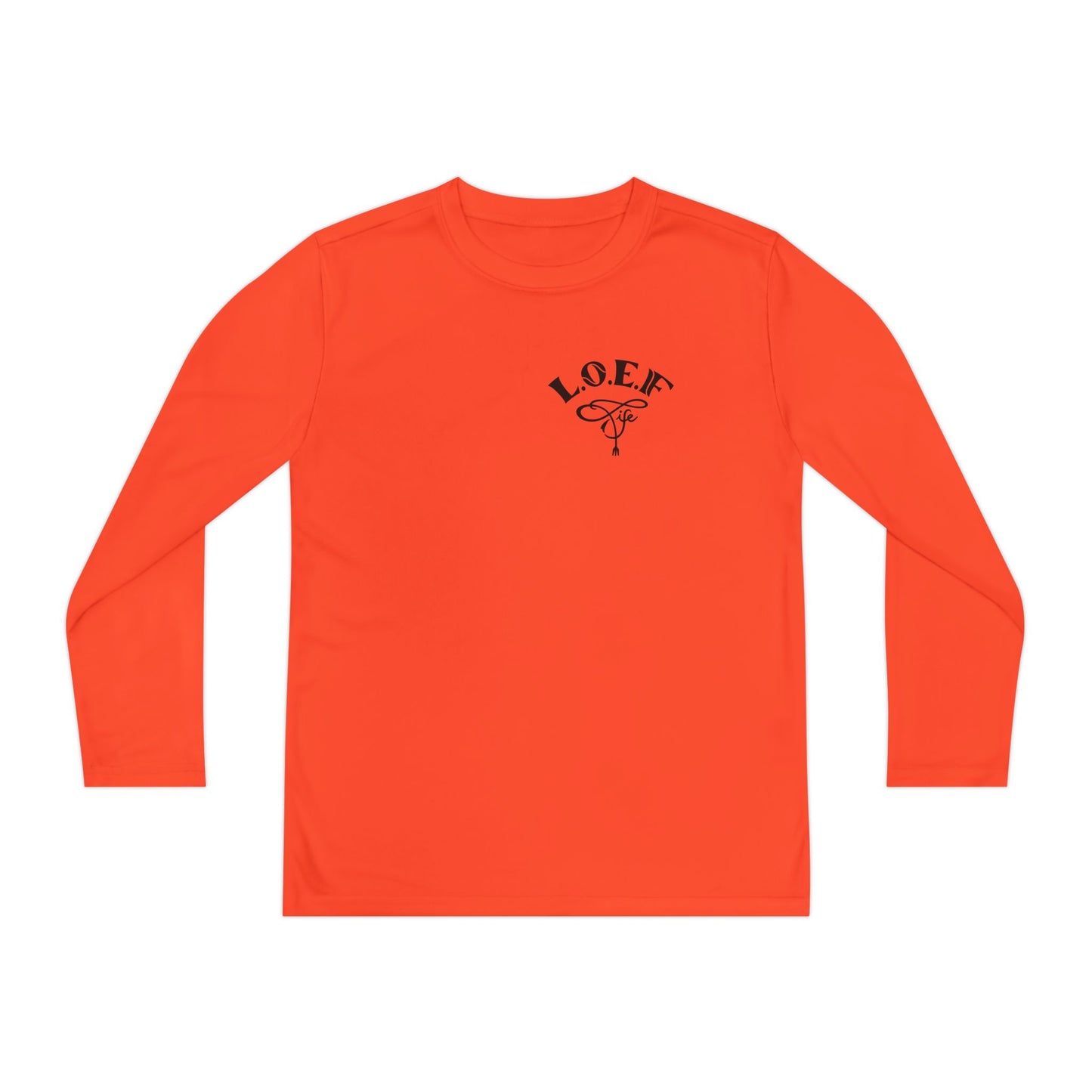 L.O.E.F Foodie 4Life Young Long Sleeve Tee  (Neon Green)