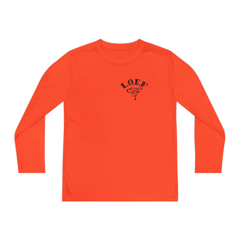 L.O.E.F Foodie 4Life Young Long Sleeve Tee  (Neon Green)