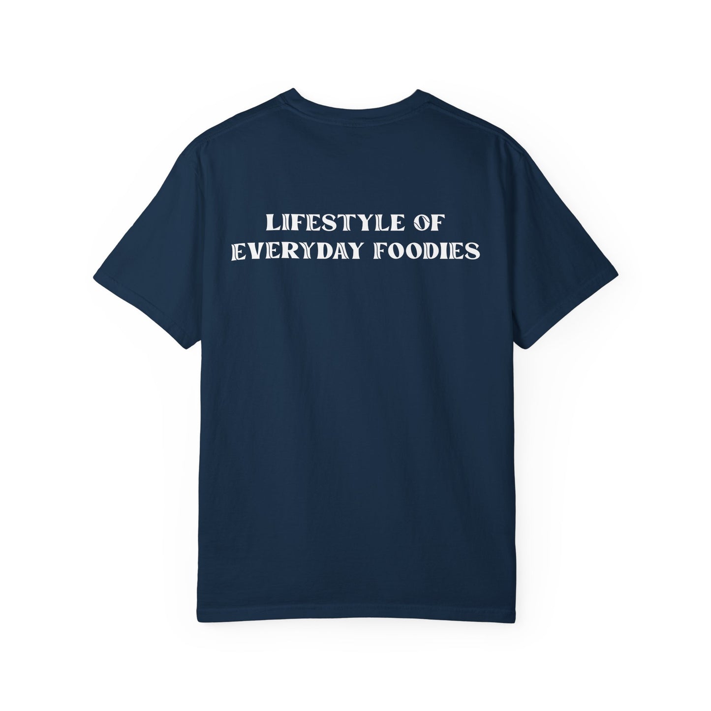 L.O.E.F LIFESTYLE OF EVERYDAY FOODIES Unisex Tee Shirt (White)
