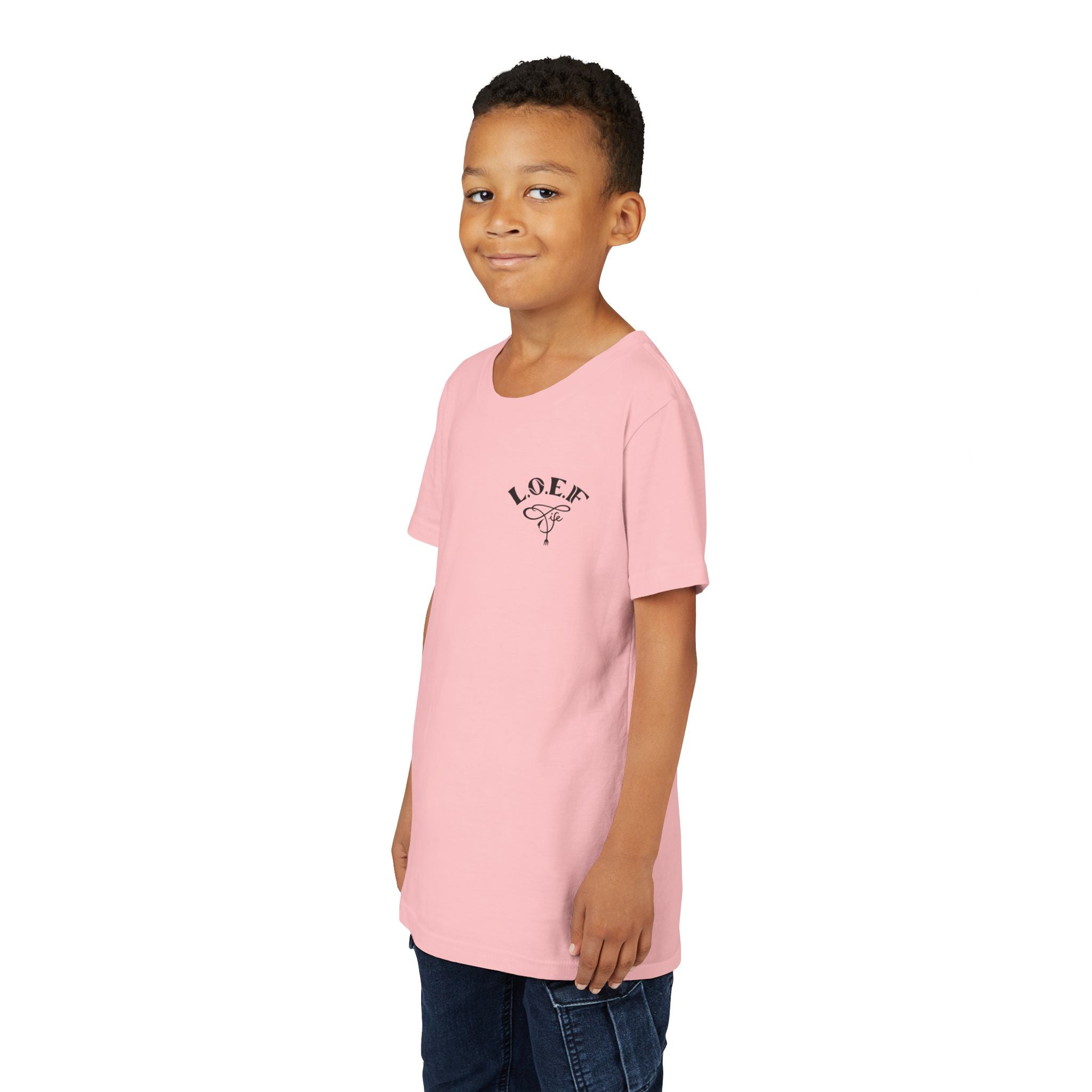 L.O.E.F Foodie 4Life Young Short Sleeve Tee (Black)
