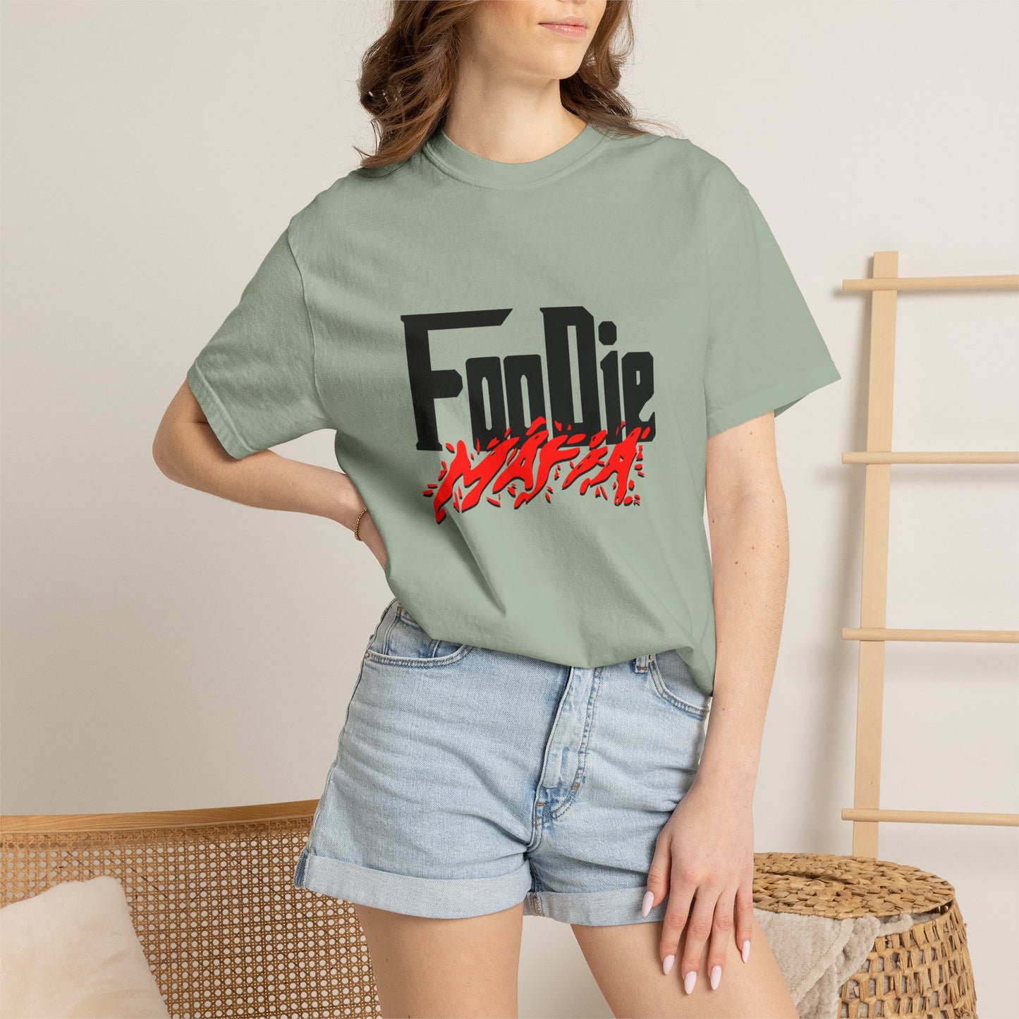 L.O.E.F Foodie Mafia Unisex Tee Shirt (Red)
