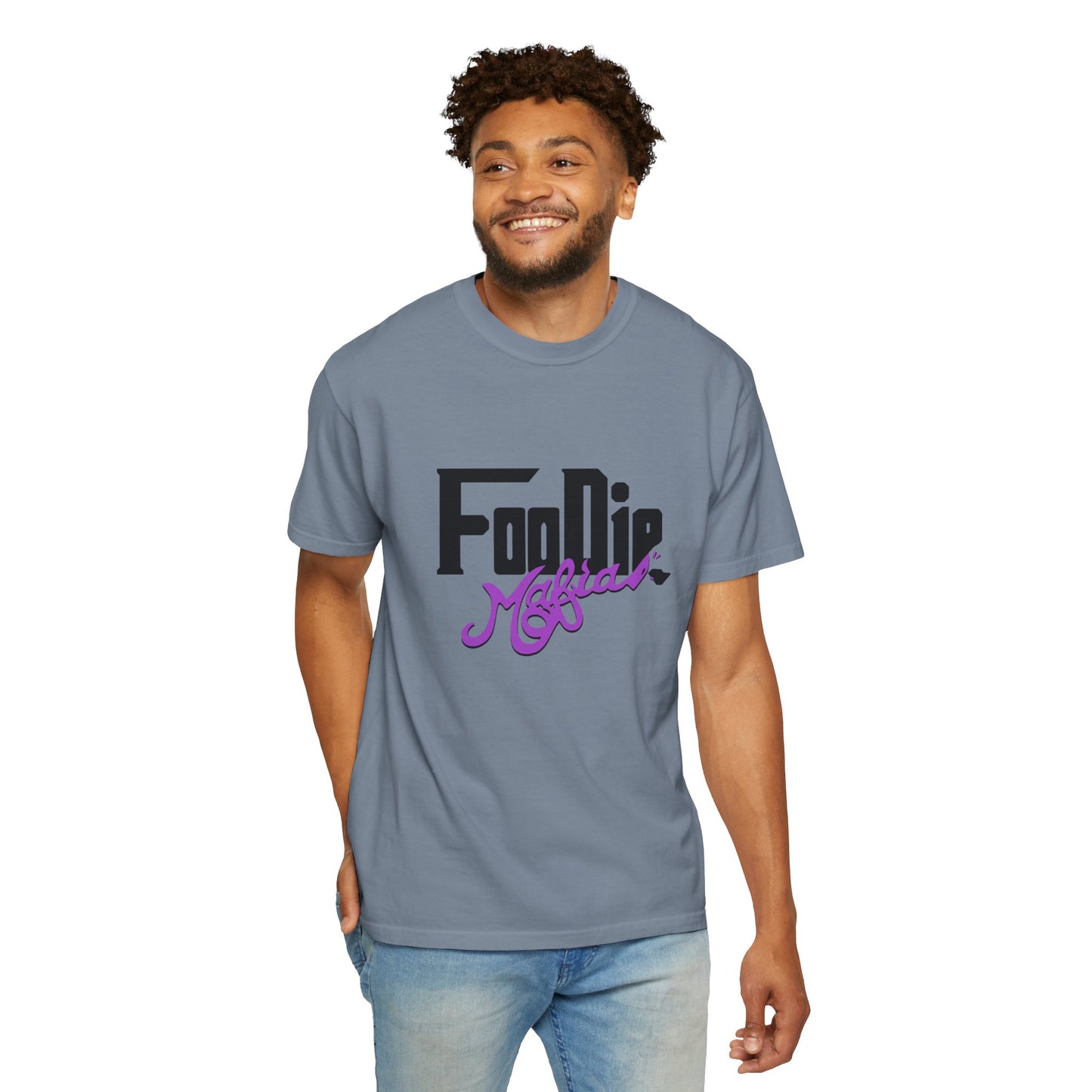 L.O.E.F Foodie Mafia Unisex Tee shirt (Bright Purple)