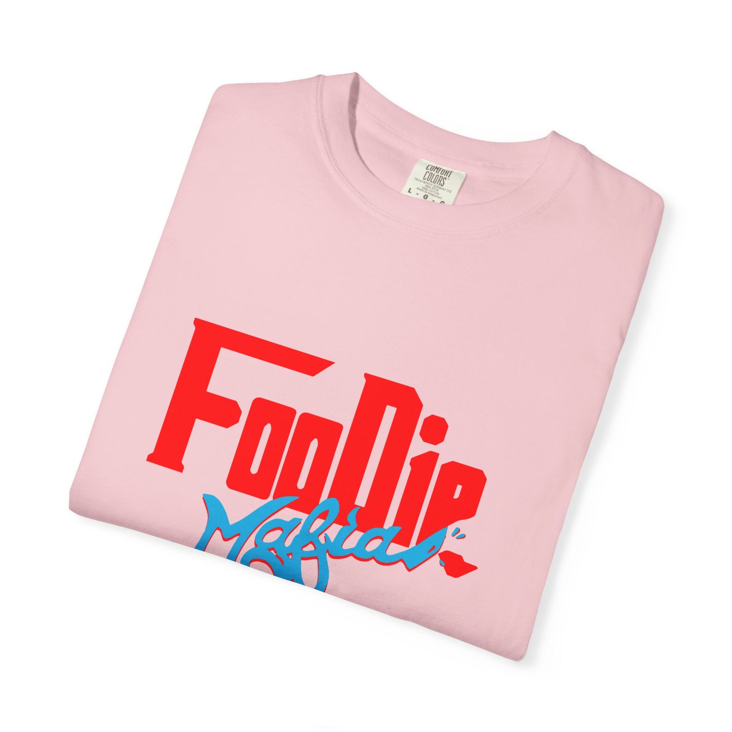 L.O.E.F Red Foodie Mafia Unisex Tee Shirt (Sky Blue)