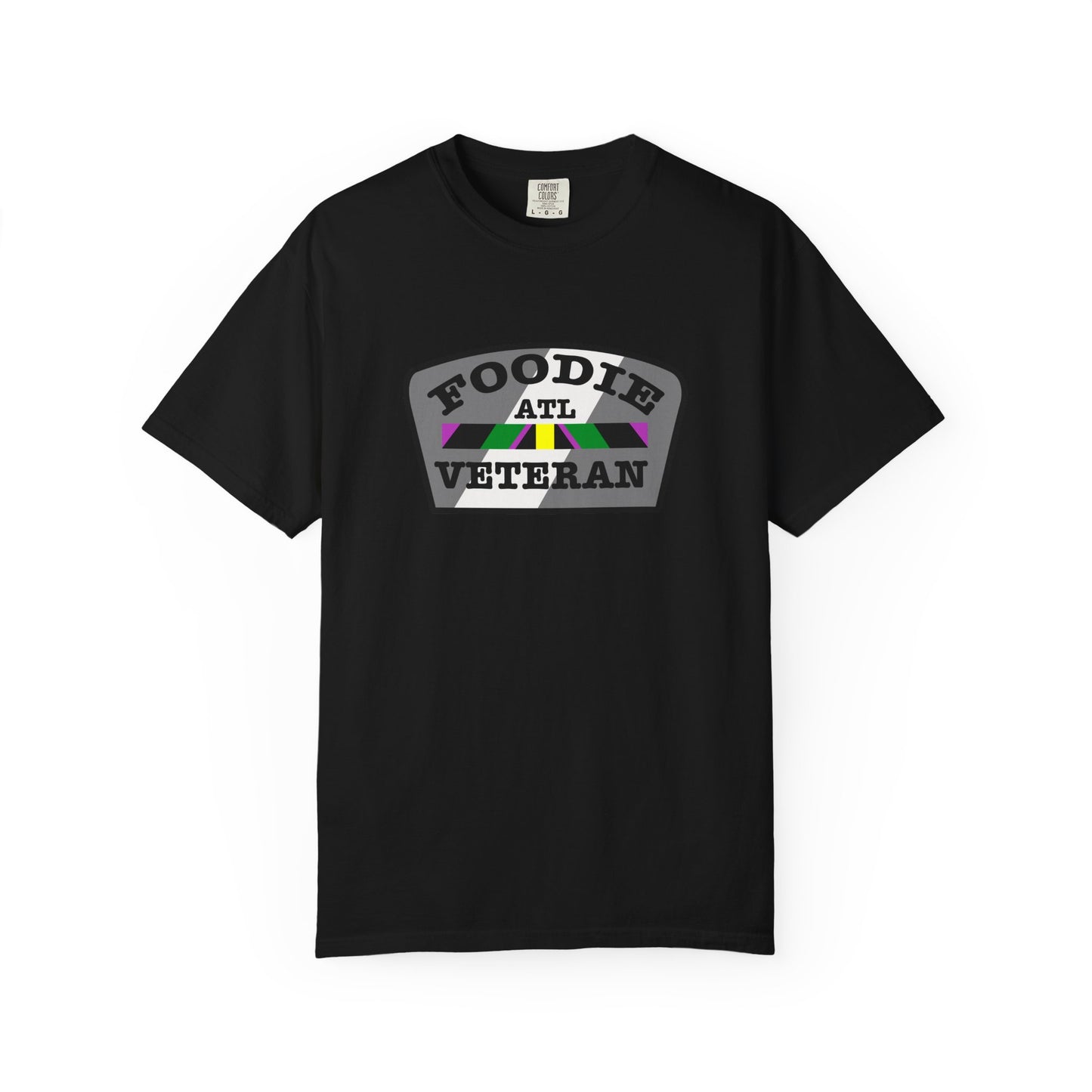 L.O.E.F Foodie Veteran ATL Unisex Tee Shirt (Gray)
