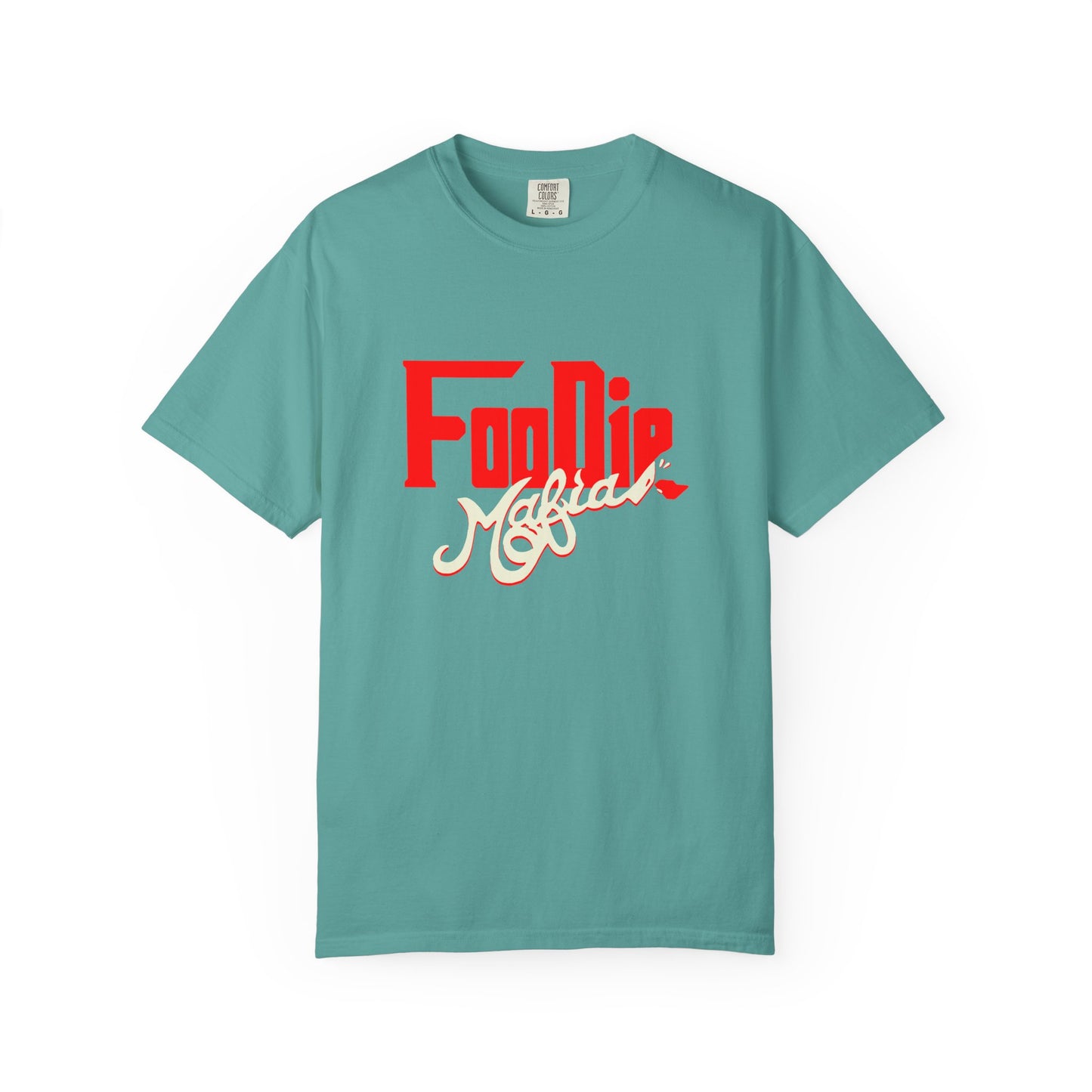 L.O.E.F Red Foodie Mafia Unisex Tee shirt (Beige)