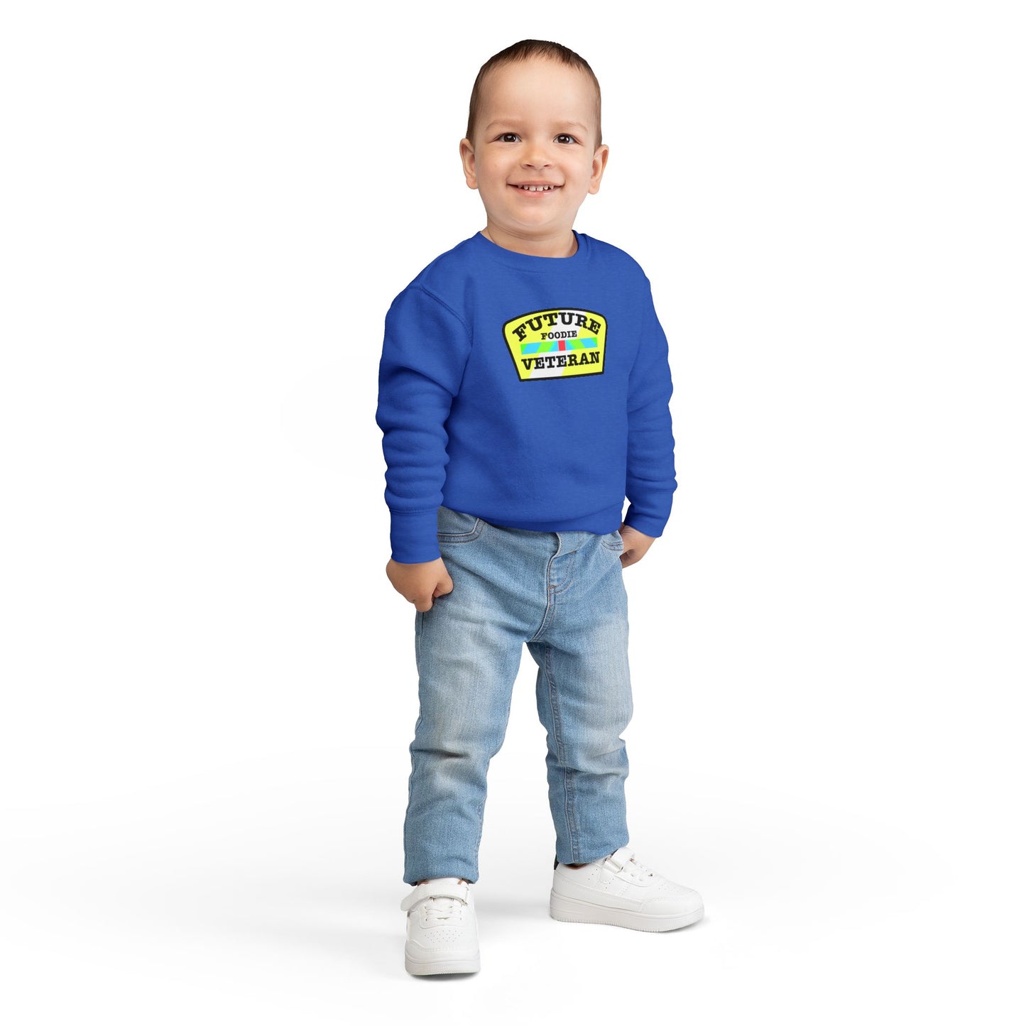 L.O.E.F Future Foodie Veteran Baby Sweatshirt (Yellow and Black)