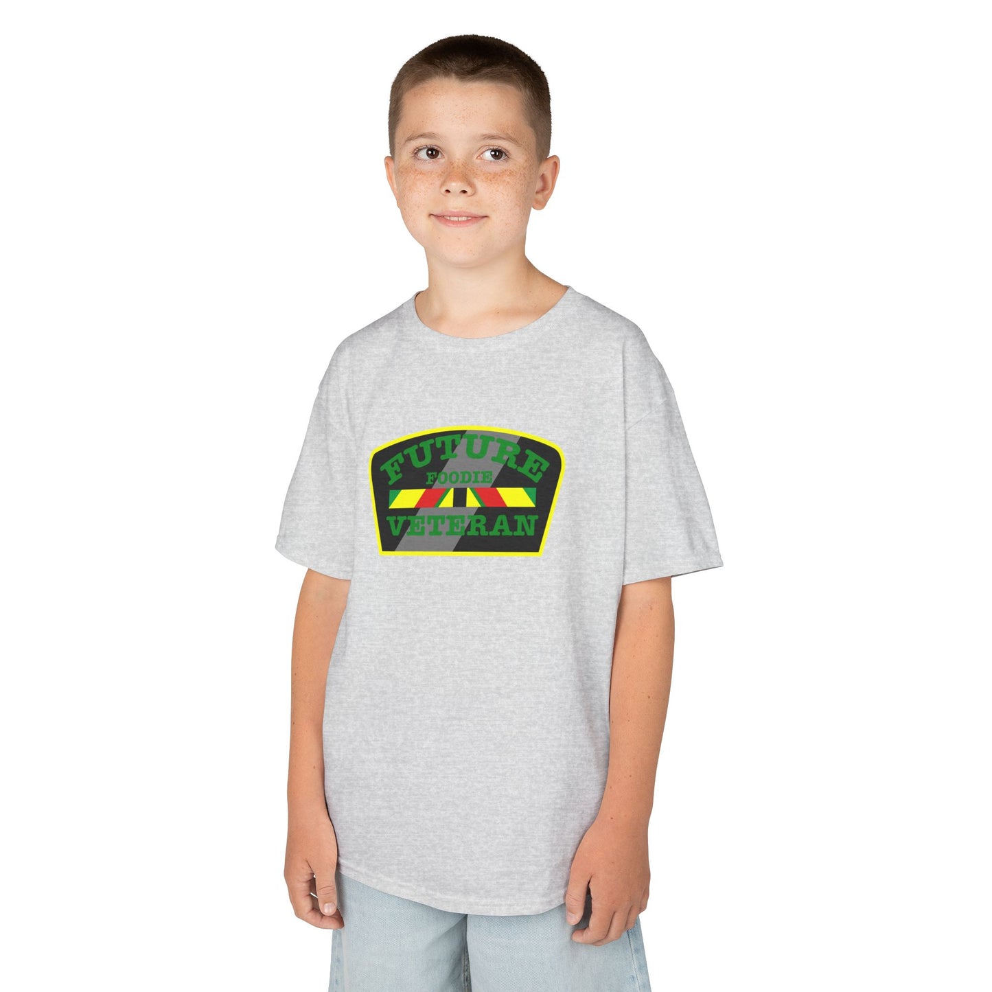 L.O.E.F Future Foodie Veteran Kids Tee Shirt (Green)