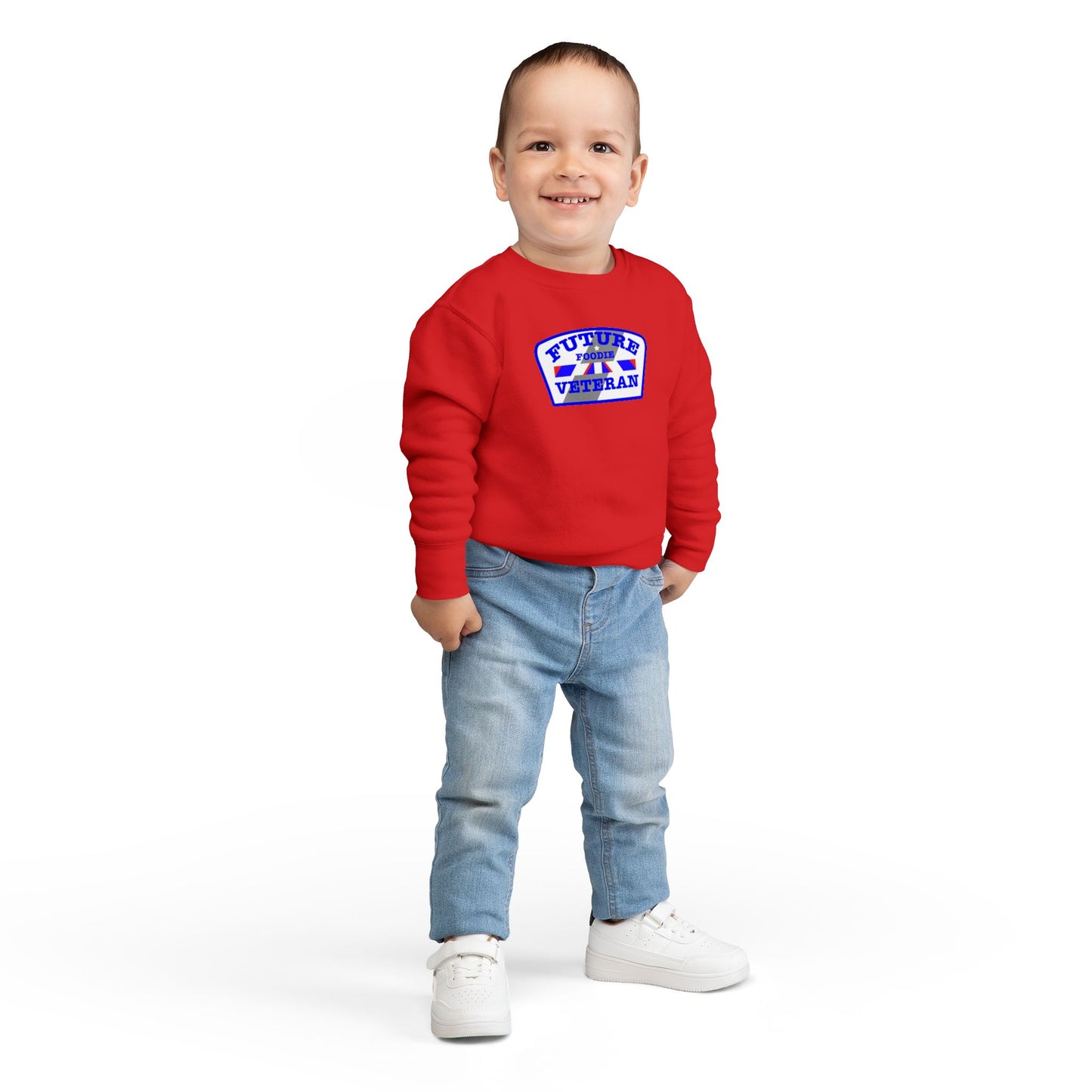 L.O.E.F Future Foodie Veteran Baby Sweatshirt (Blue)