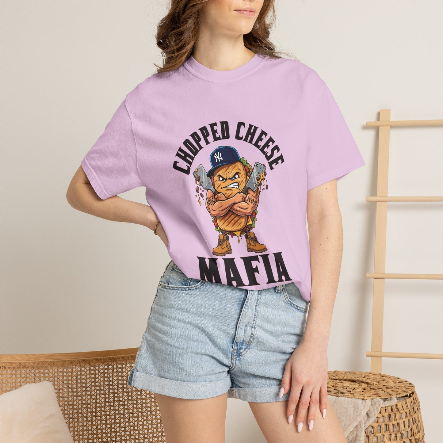 L.O.E.F Chopped Cheese Mafia Unisex Tee Shirt