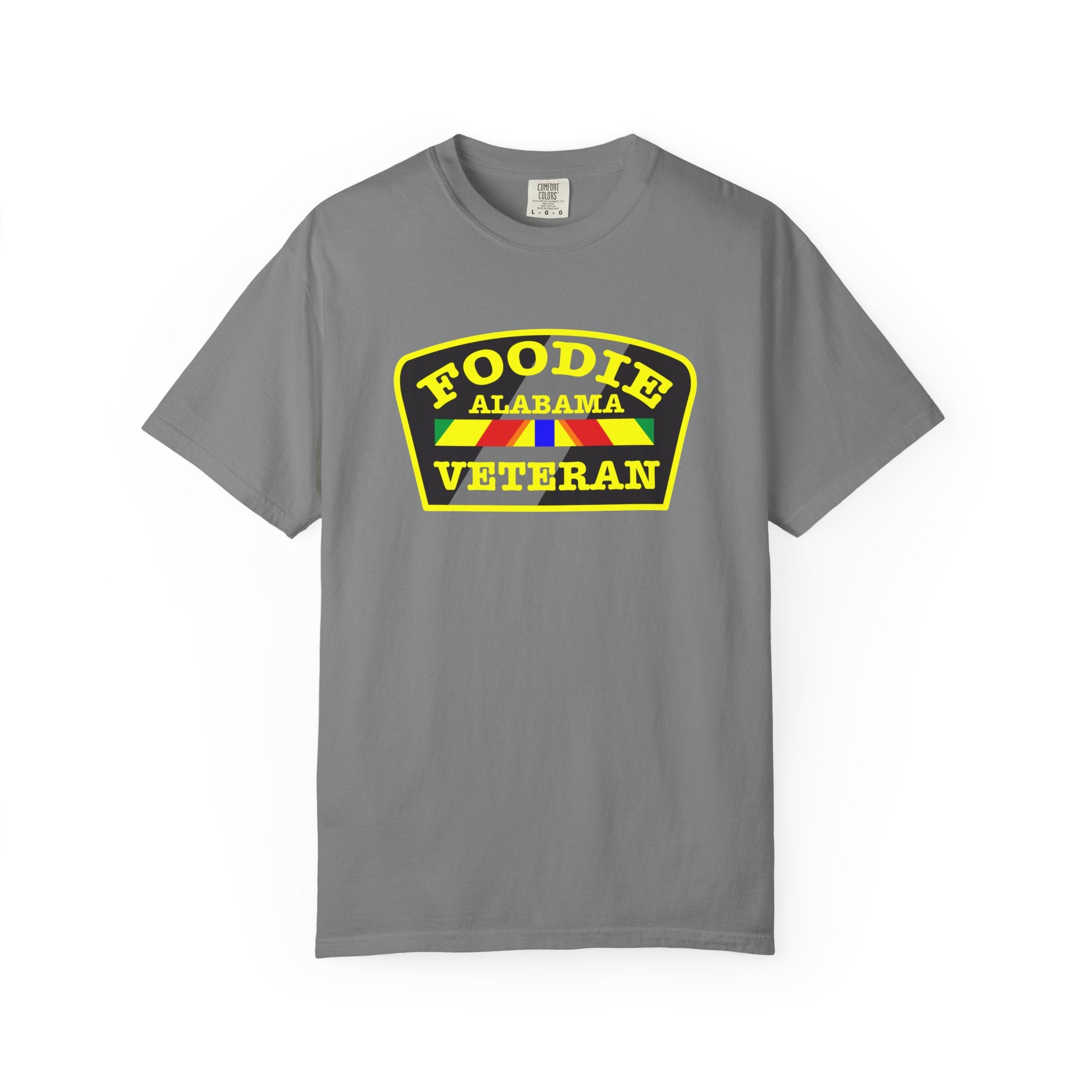 L.O.E.F Foodie Veteran ALABAMA Unisex Tee Shirt (Yellow)