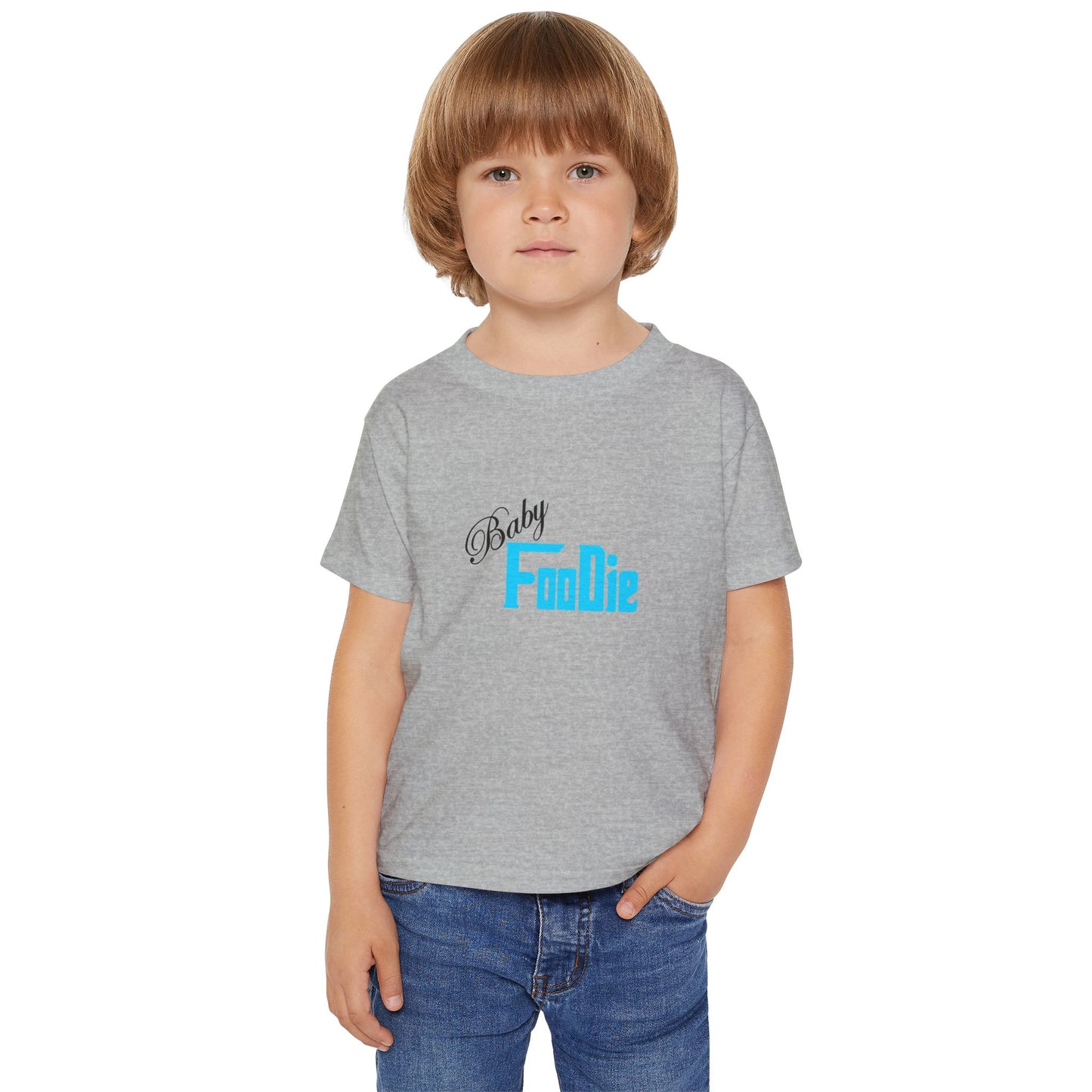L.O.E.F Baby Foodie Toodler Tee Shirt (Neon Blue)