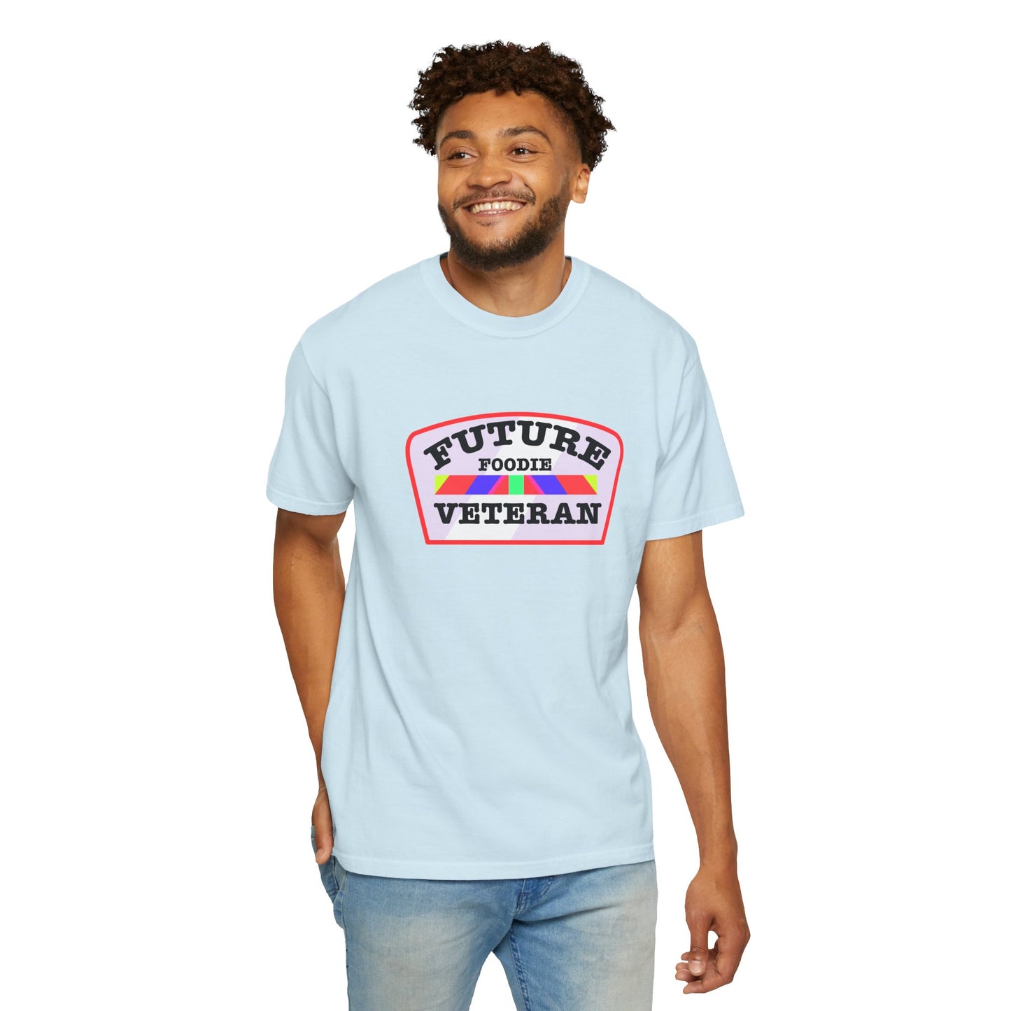 L.O.E.F Future Foodie Veteran Unisex Tee Shirt (Soft Pink)