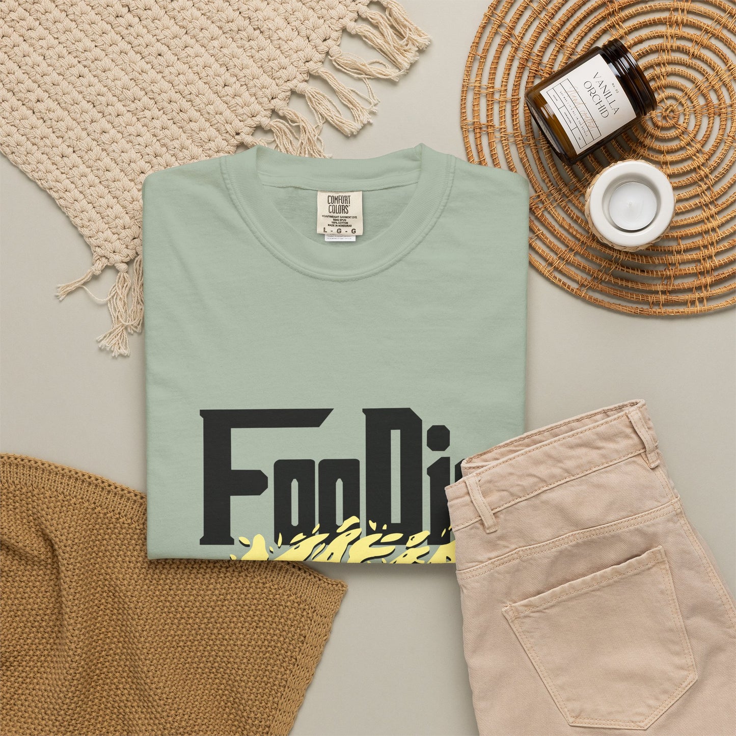 L.O.E.F Foodie Mafia Tee Shirt (Yellow)