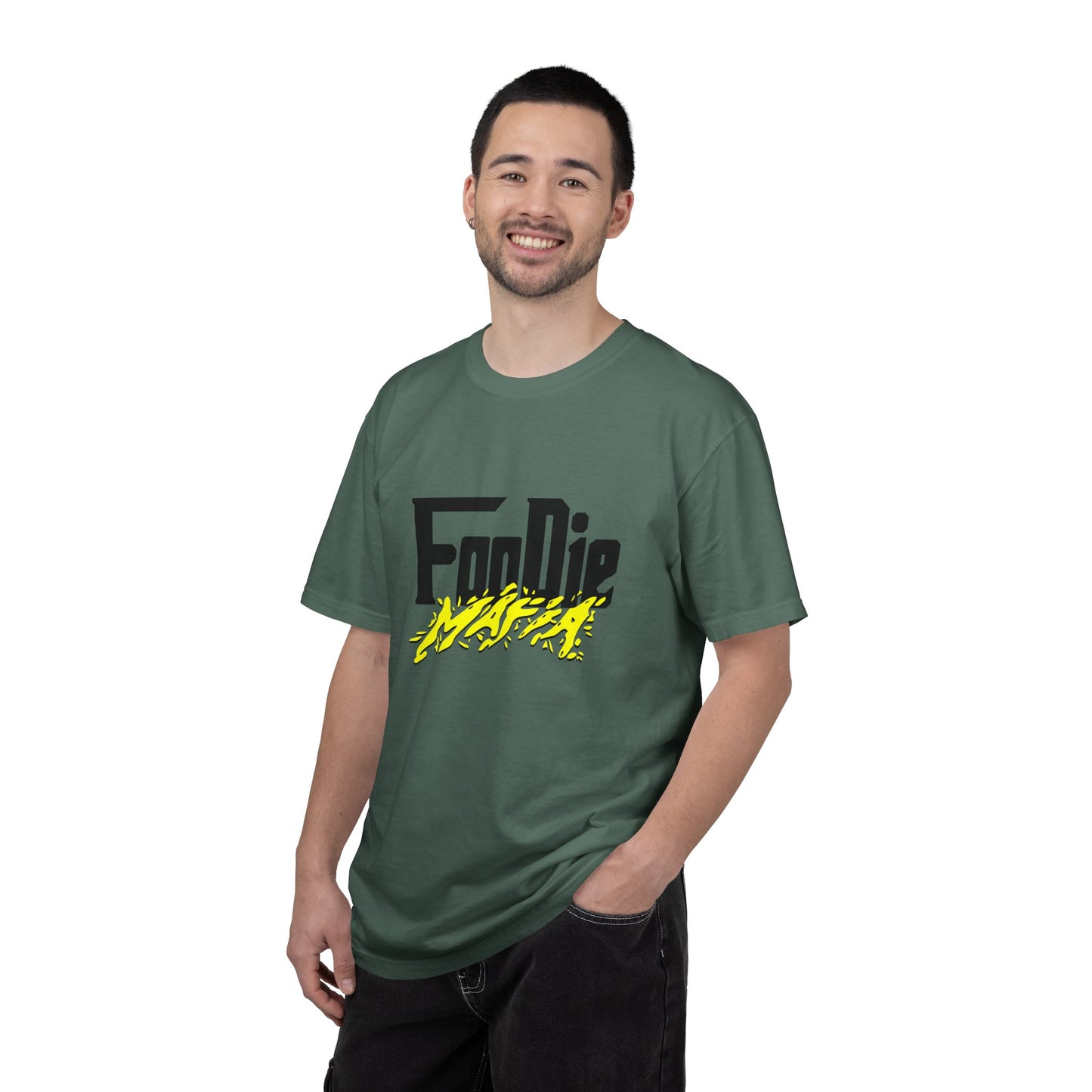 L.O.E.F Foodie Mafia Unisex Tee Shirt (Bright Yellow)