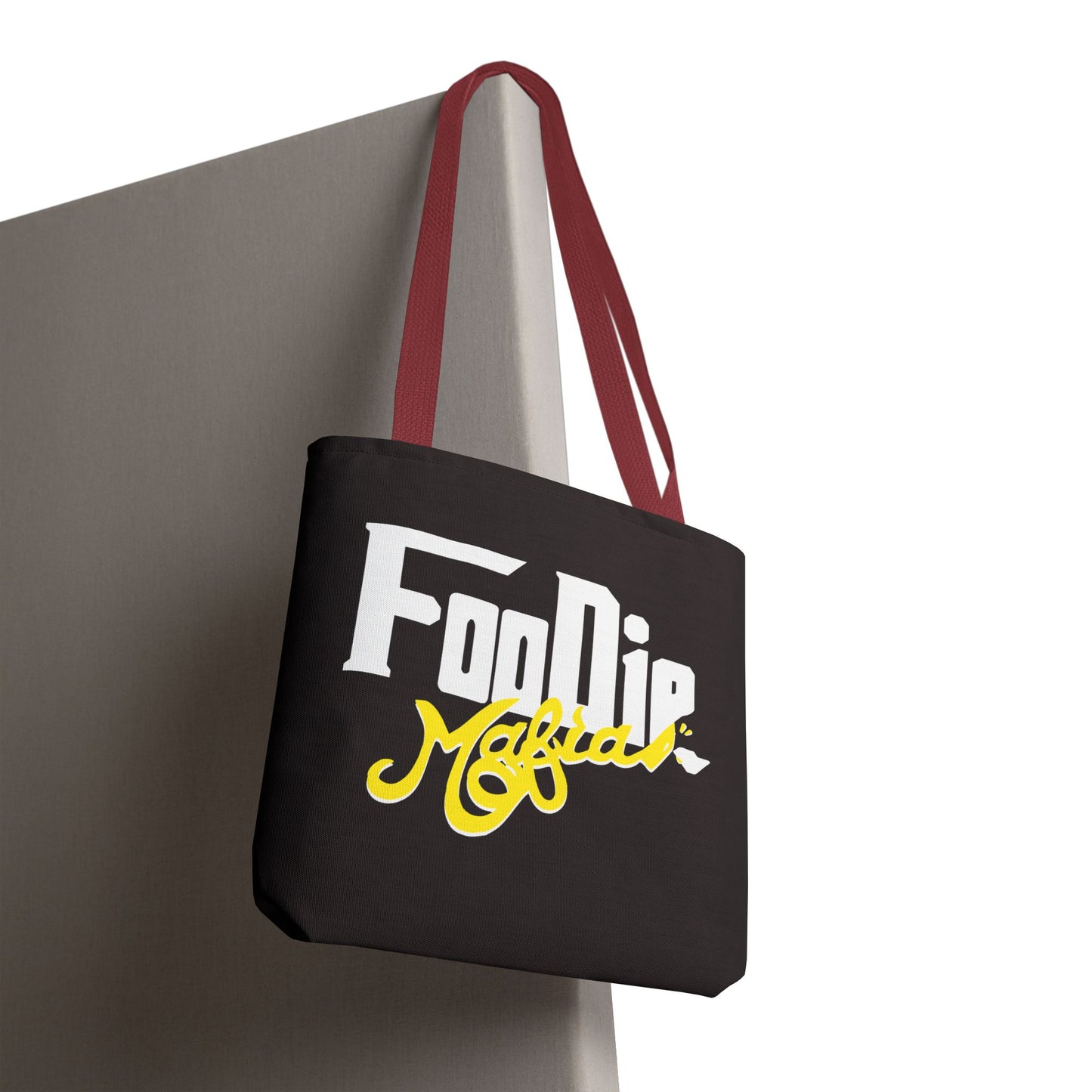 L.O.E.F White Foodie Mafia Tote Bag (Yellow)